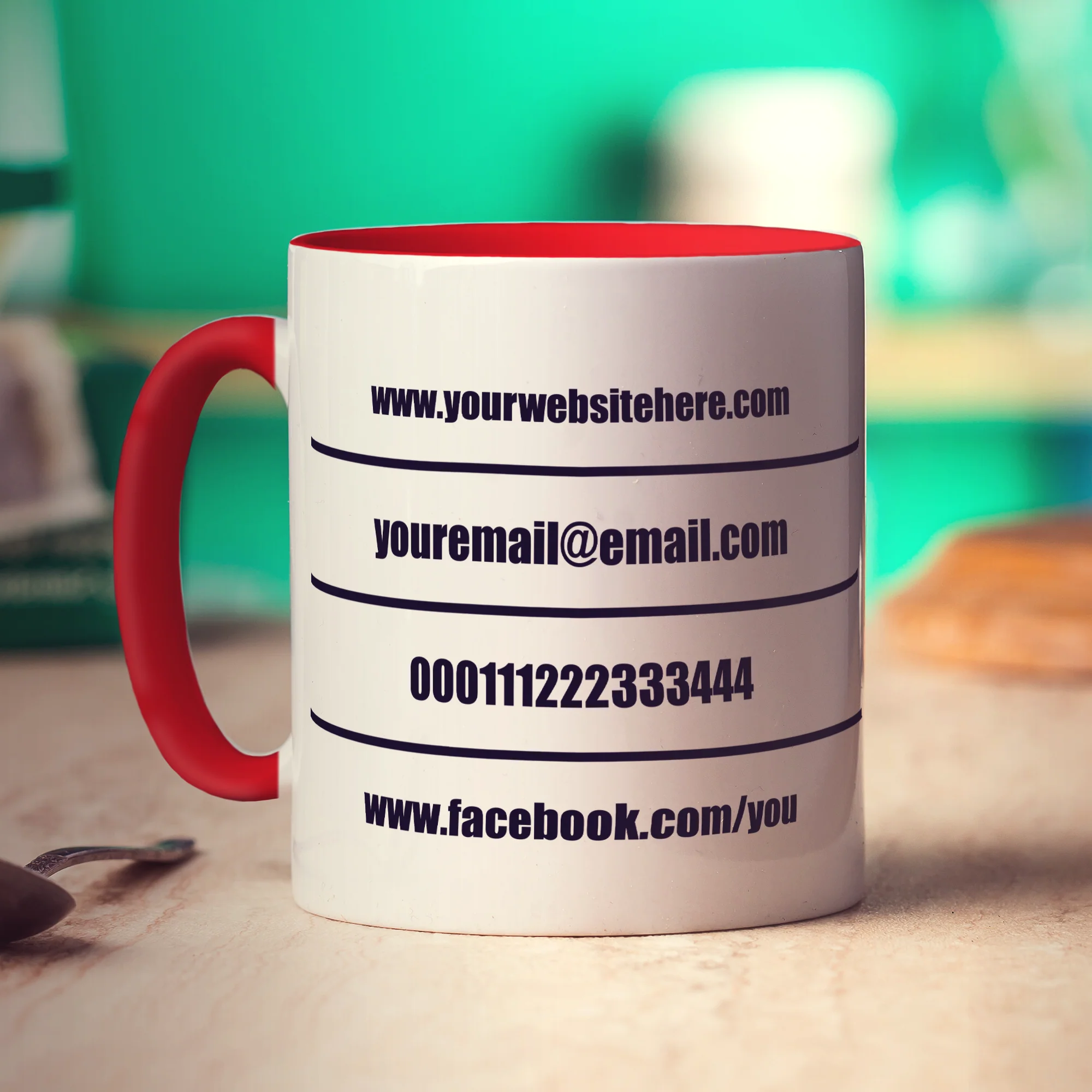 Promotional Mug with Funky Stripes - Image 18