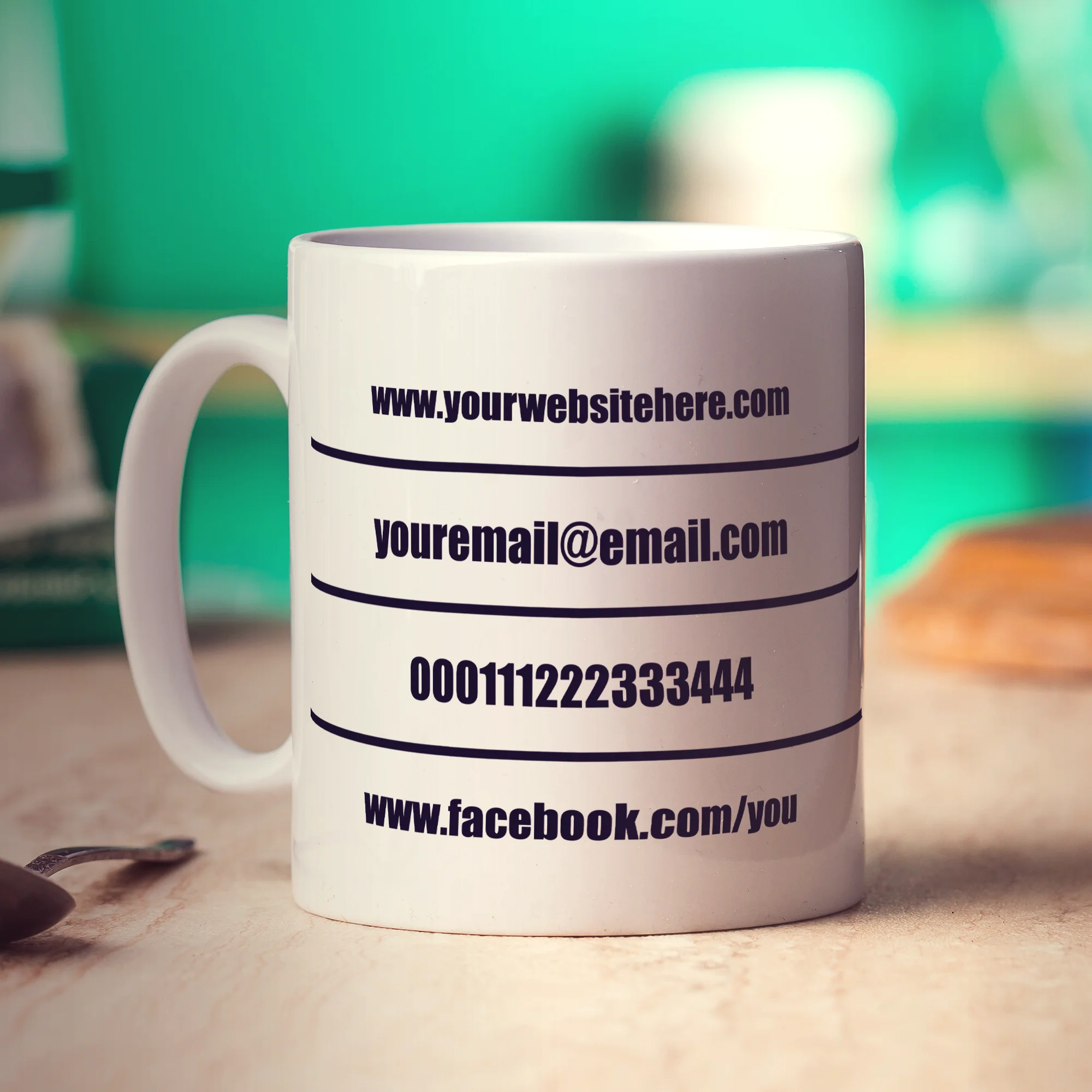 Promotional Mug with Funky Stripes - Image 19