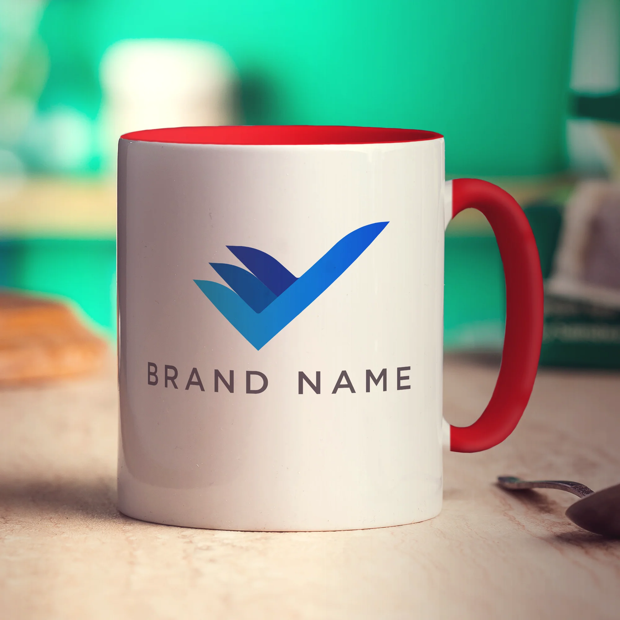 Promotional Mug with Logo and Simple Text - Image 8
