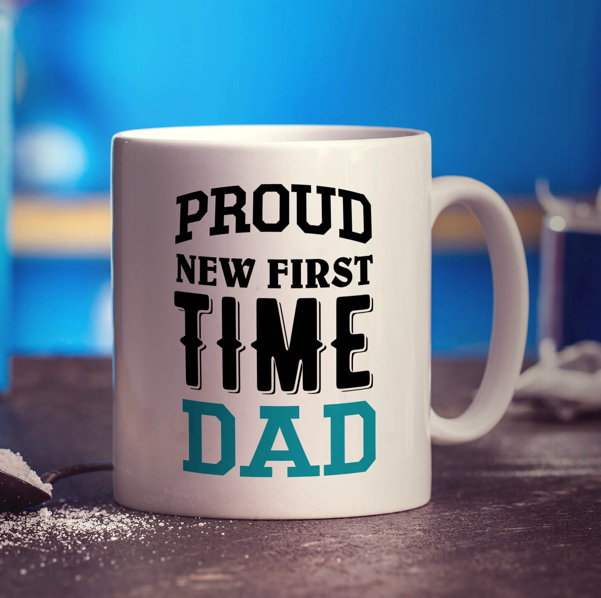 Proud New First Time Dad Mug - Image 3
