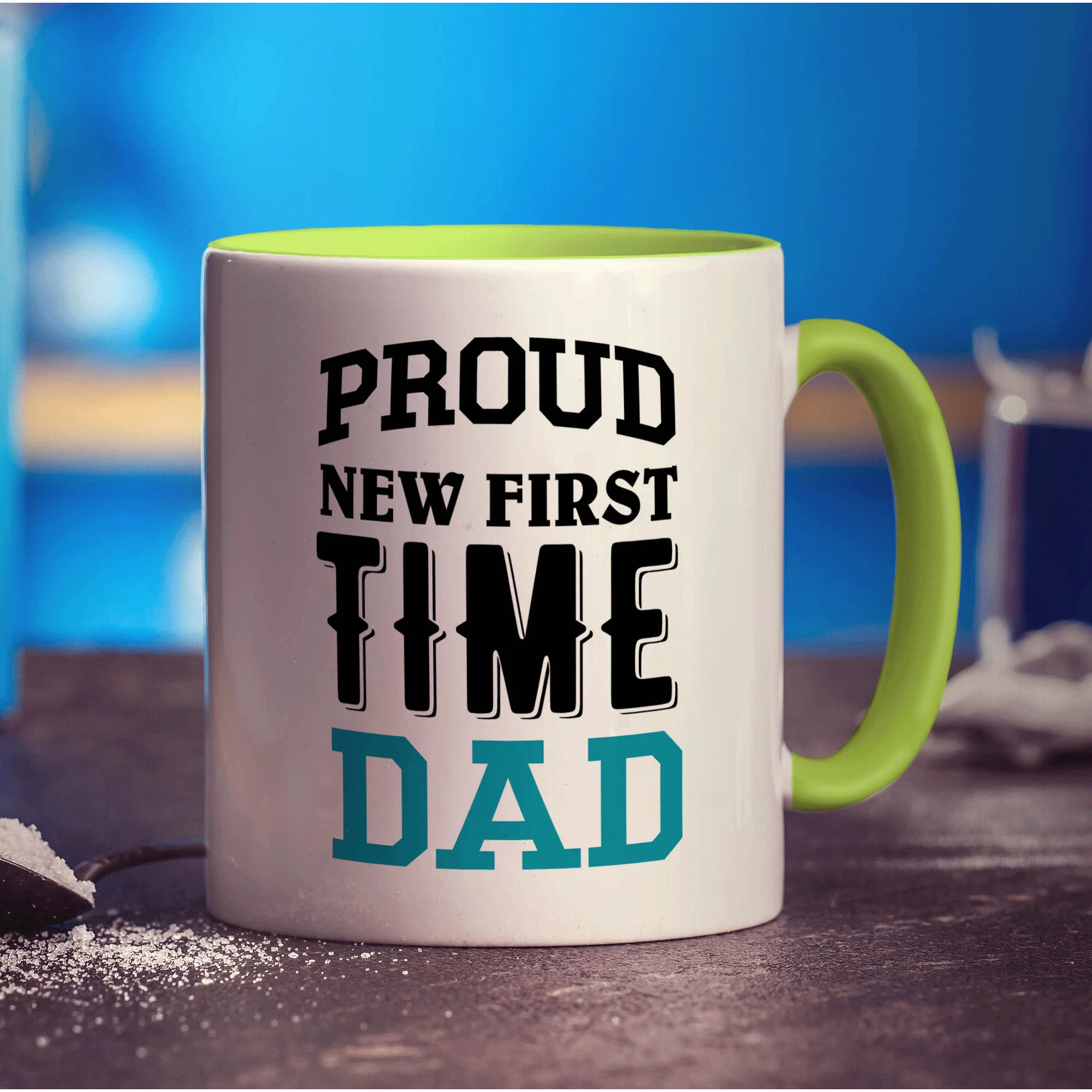 Proud New First Time Dad Mug - Image 7