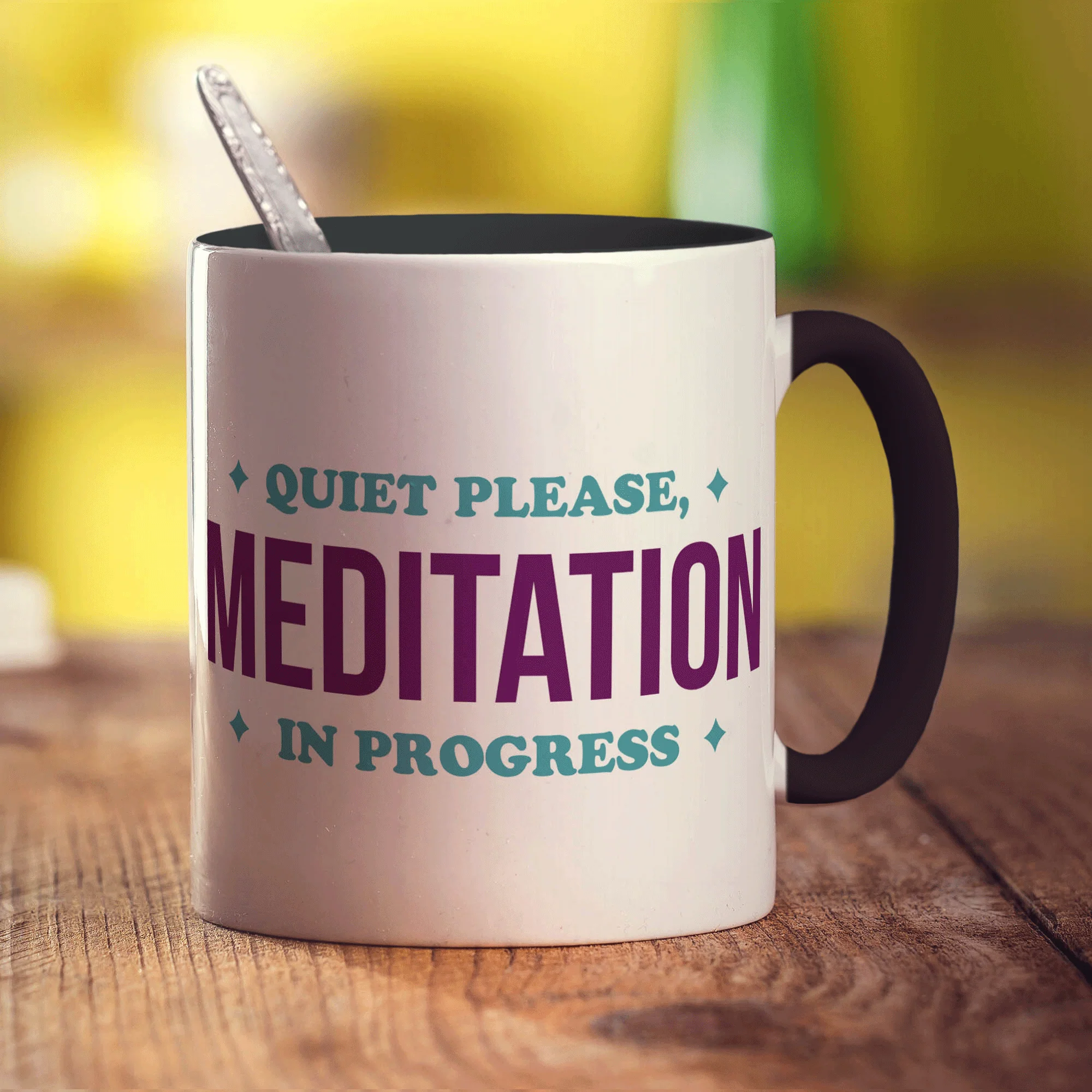 Quiet Please, Meditation in Progress Mug - Image 10