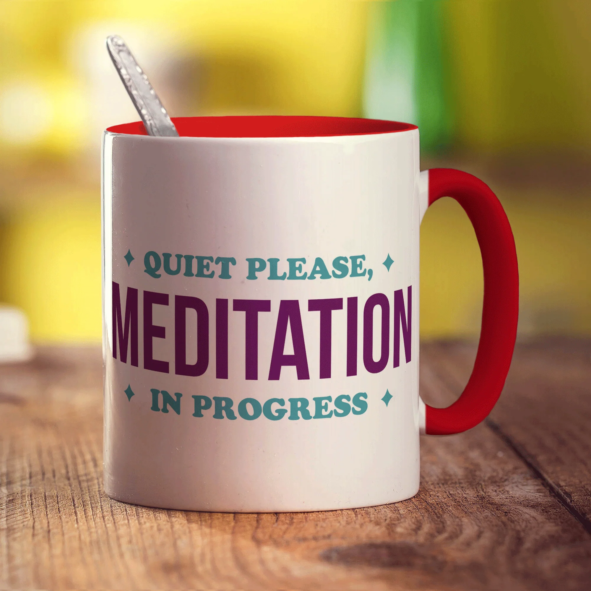 Quiet Please, Meditation in Progress Mug - Image 11