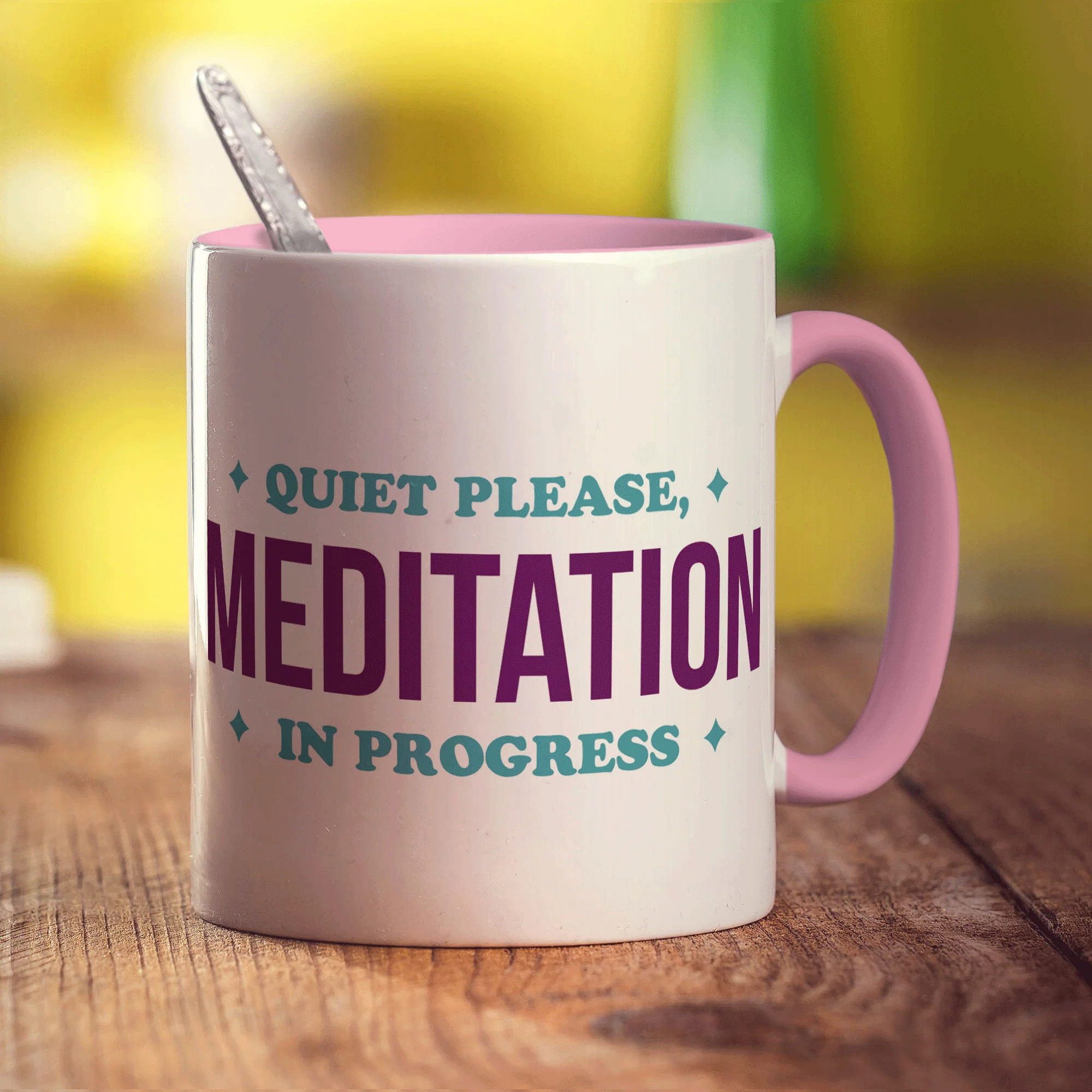 Quiet Please, Meditation in Progress Mug - Image 9