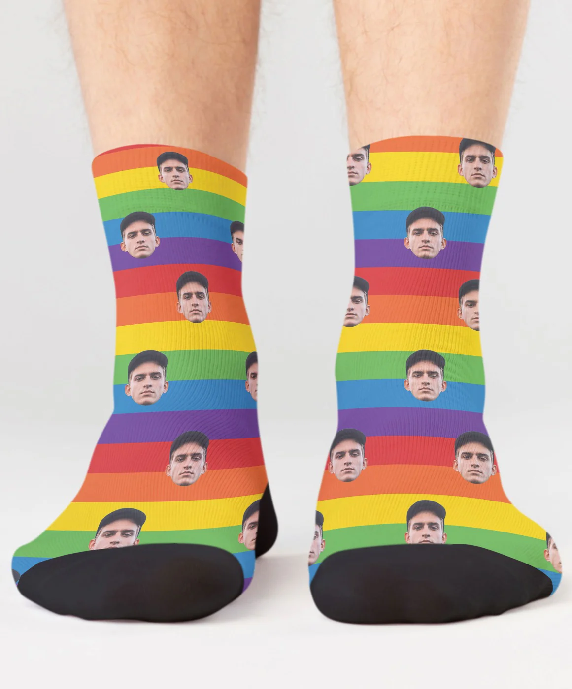 Personalised Rainbow Pride Socks