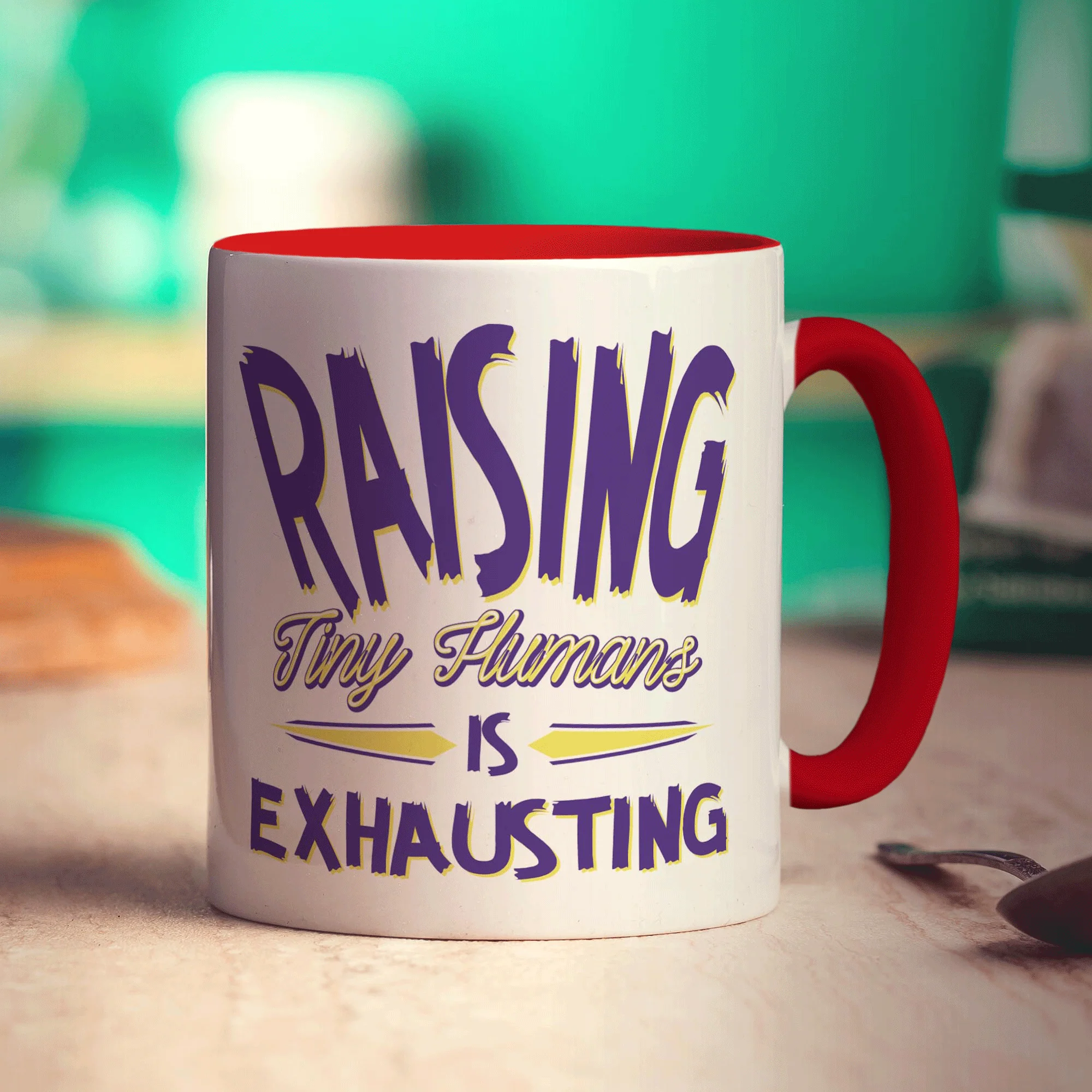 Raising Tiny Humans is Exhausting Mug - Image 11