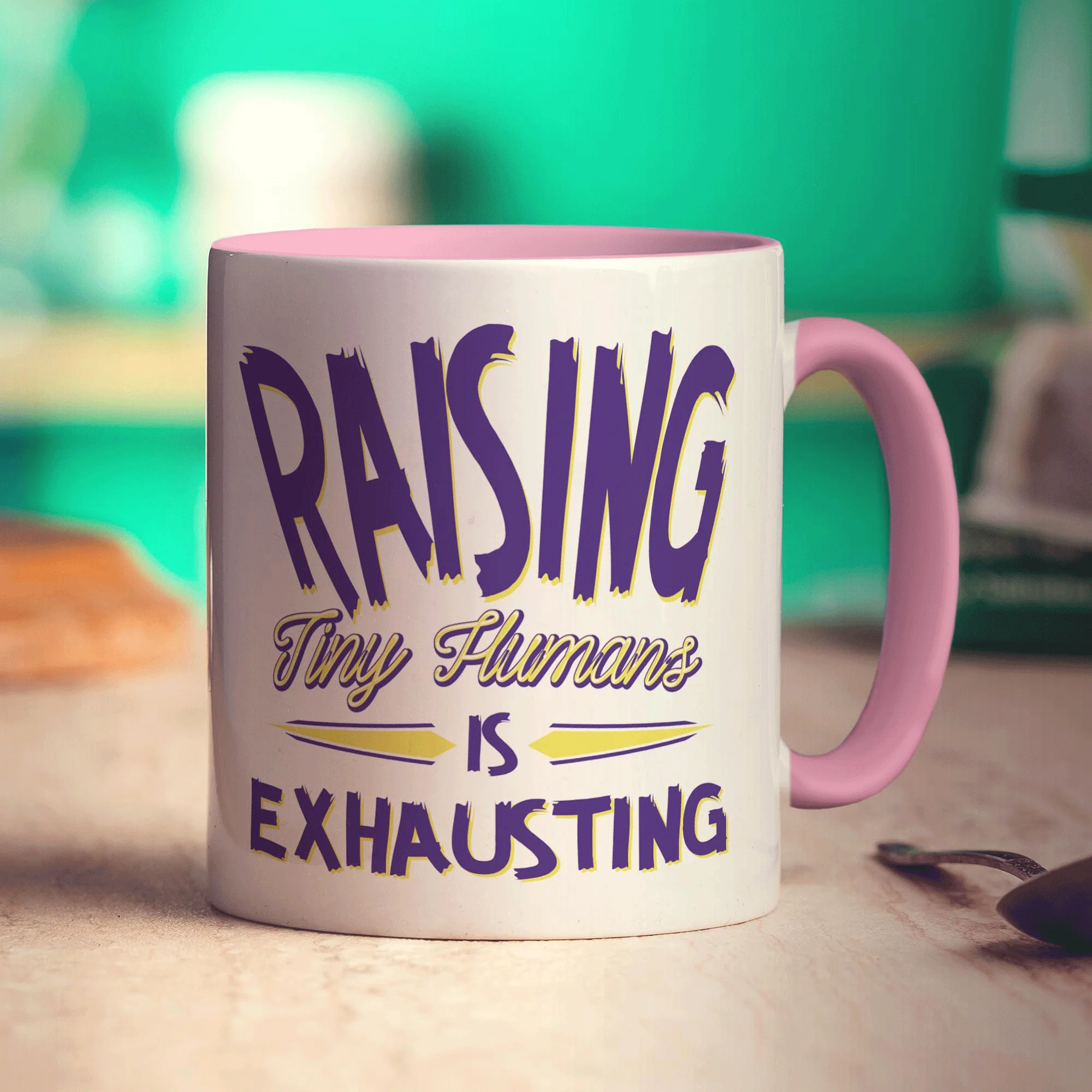 Raising Tiny Humans is Exhausting Mug - Image 9