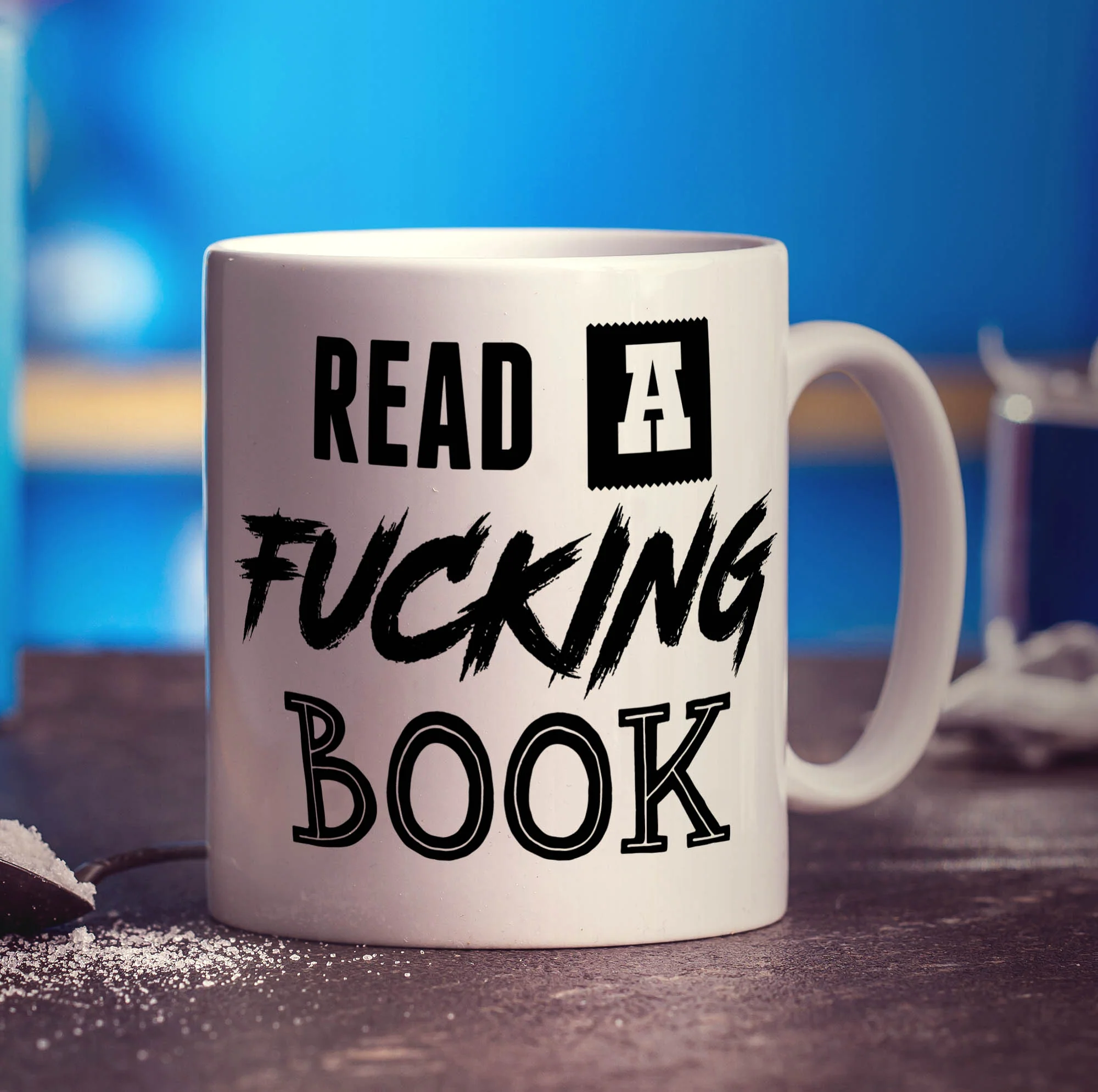 Read a Fucking Book Mug - Image 3