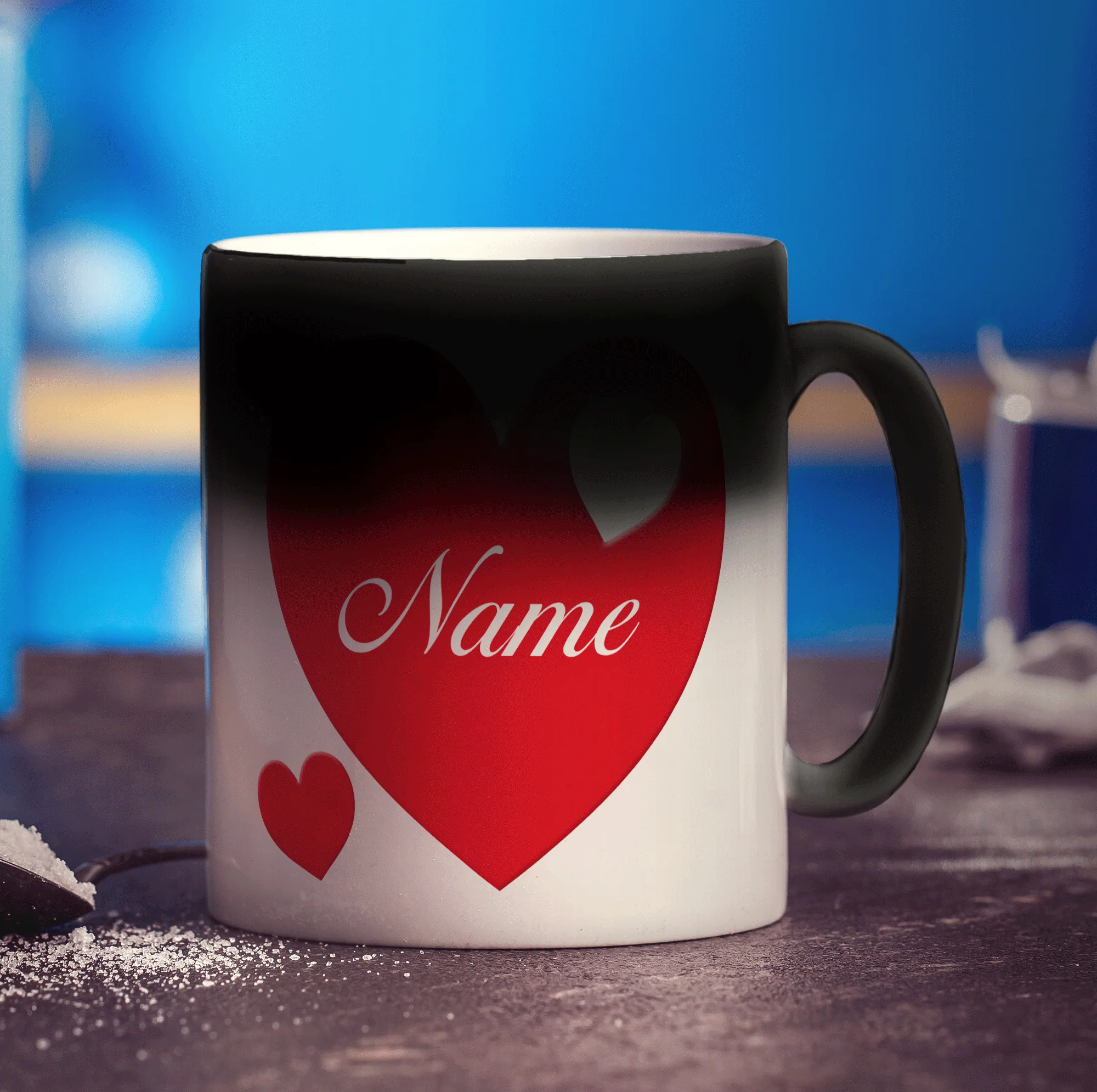 Red Heart Name Mug - Image 4
