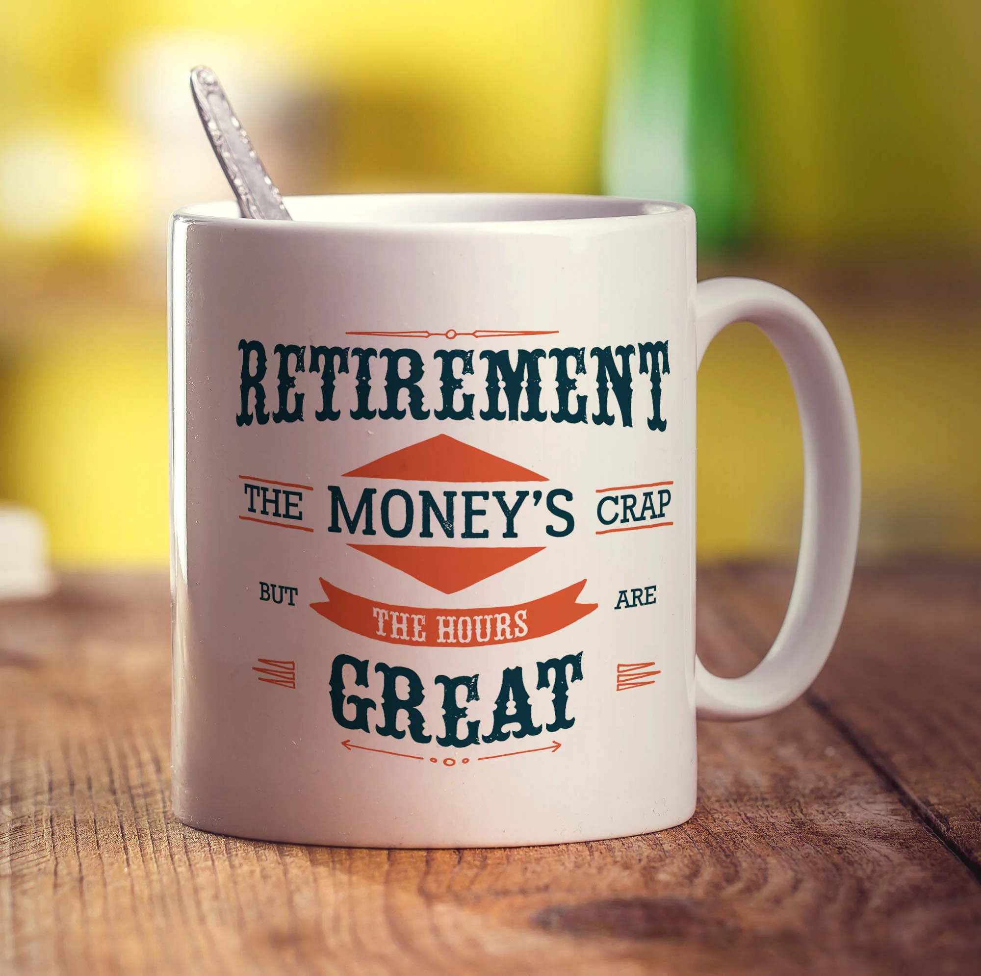 Retirement 'The Money's Crap But The Hours Are Great' Mug - Image 3