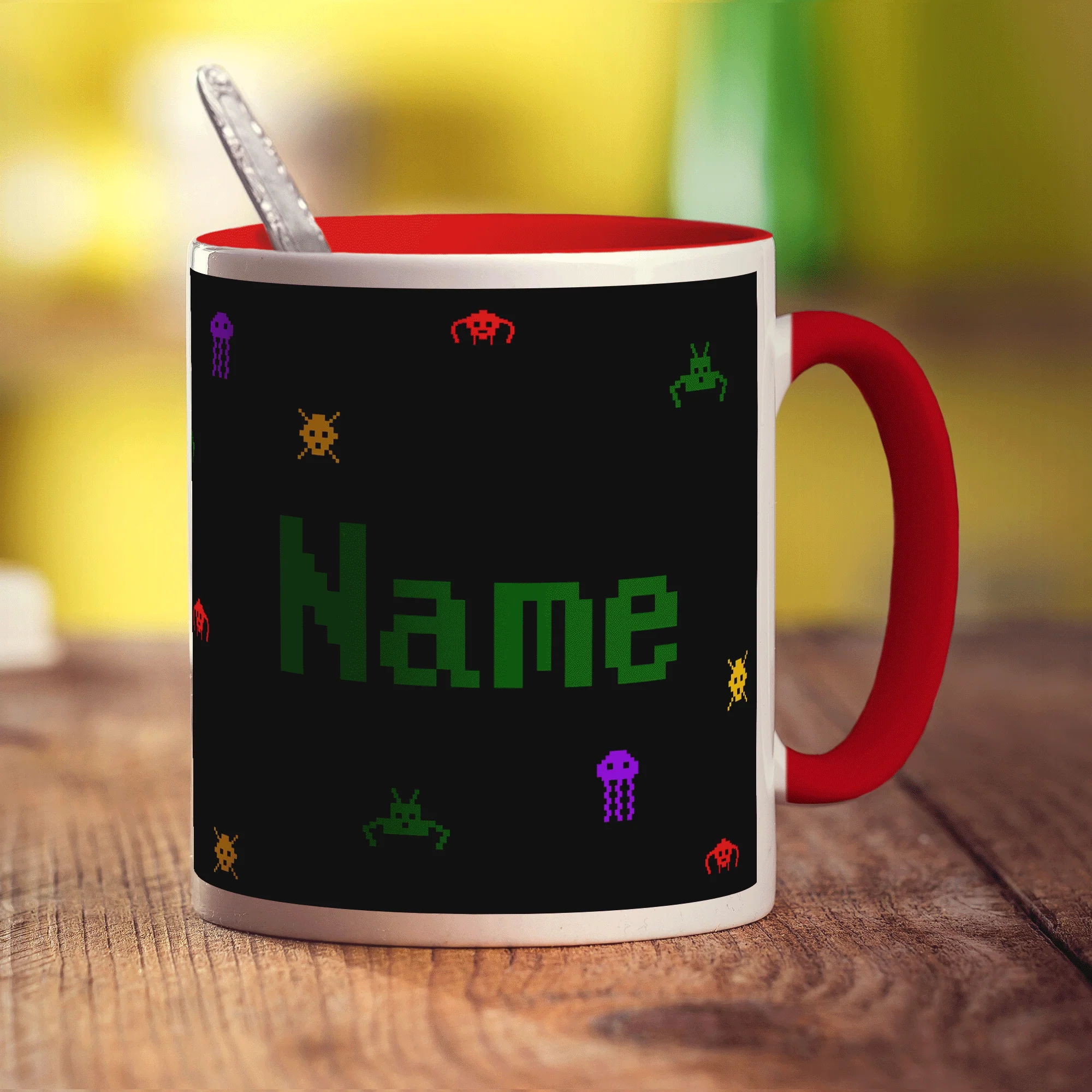 Retro Computer Game Mug - Name - Image 13