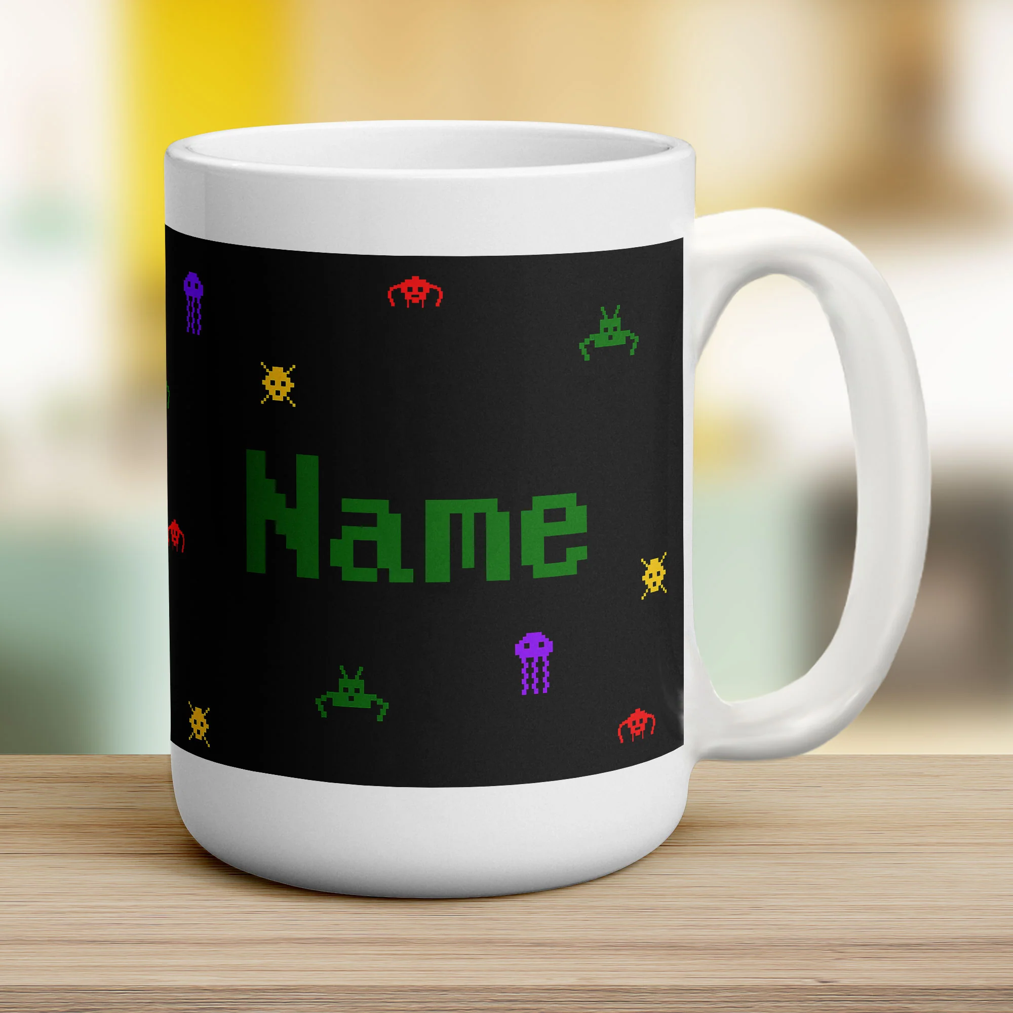 Retro Computer Game Mug - Name - Image 14