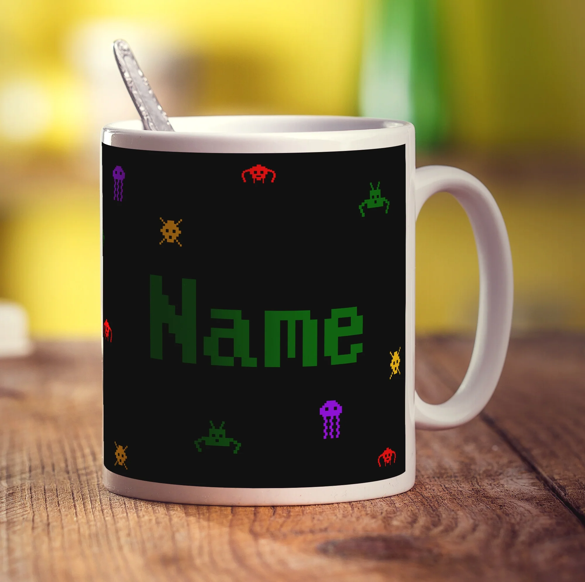 Retro Computer Game Mug - Name - Image 4