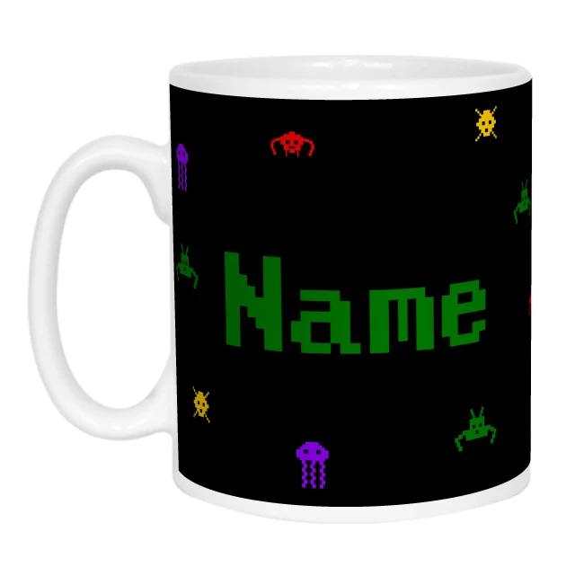 Retro Computer Game Mug - Name - Image 5