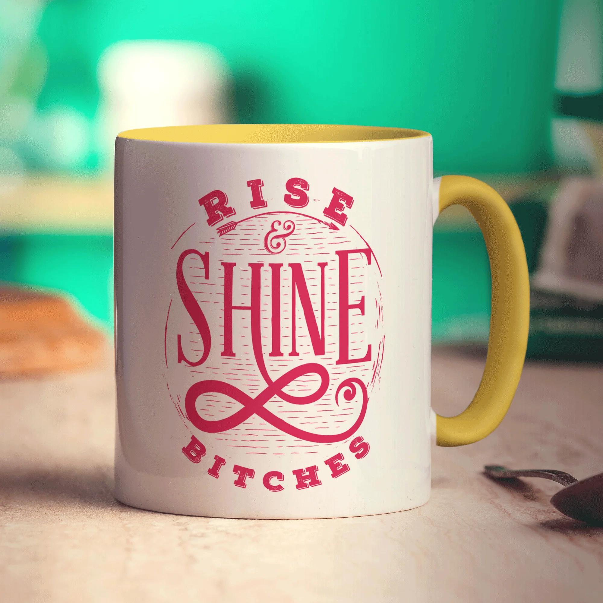 Rise & Shine Bitches Mug - Image 5