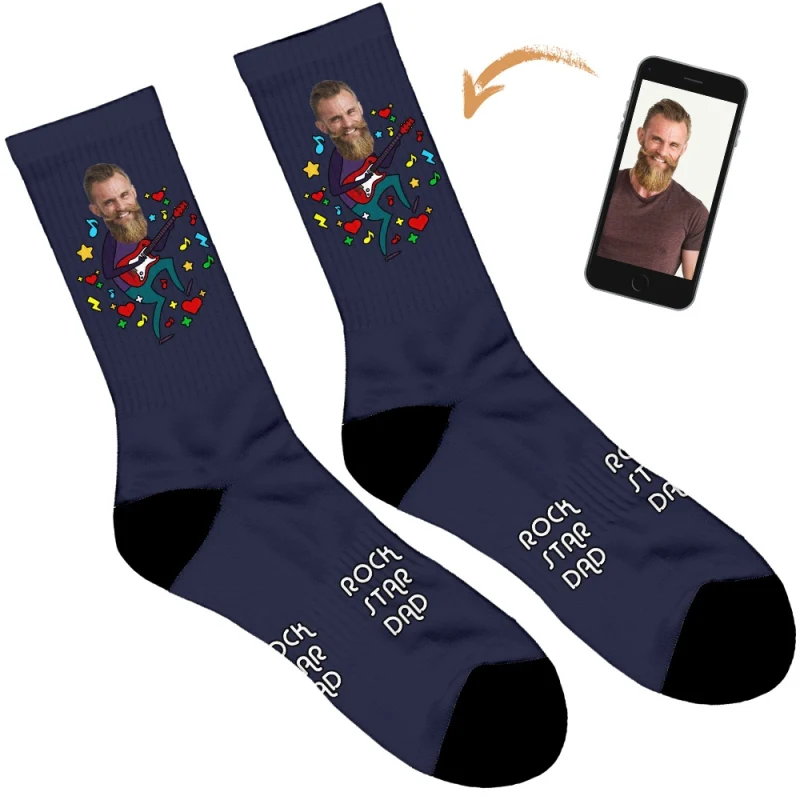 Rock Star Dad Socks - Image 2