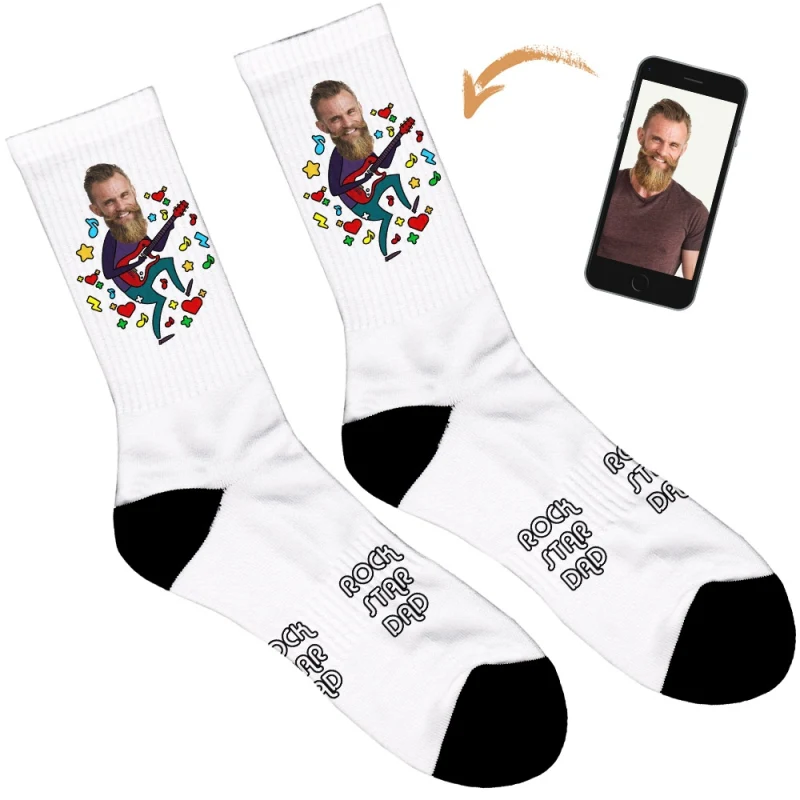 Rock Star Dad Socks - Image 4