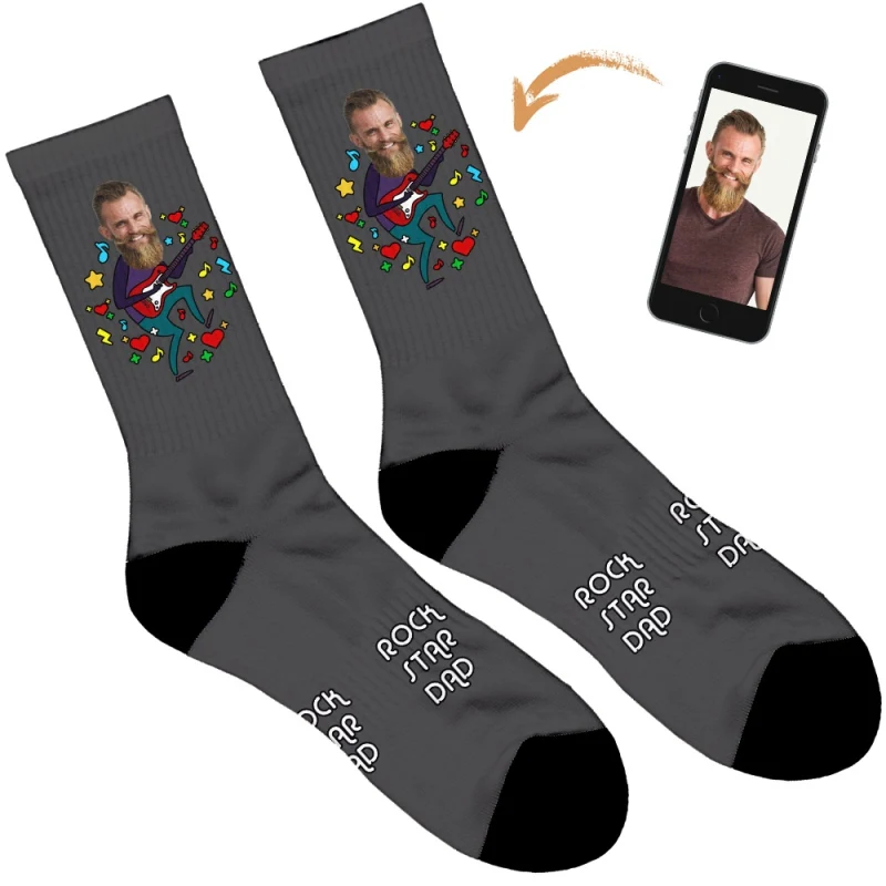 Rock Star Dad Socks - Image 9