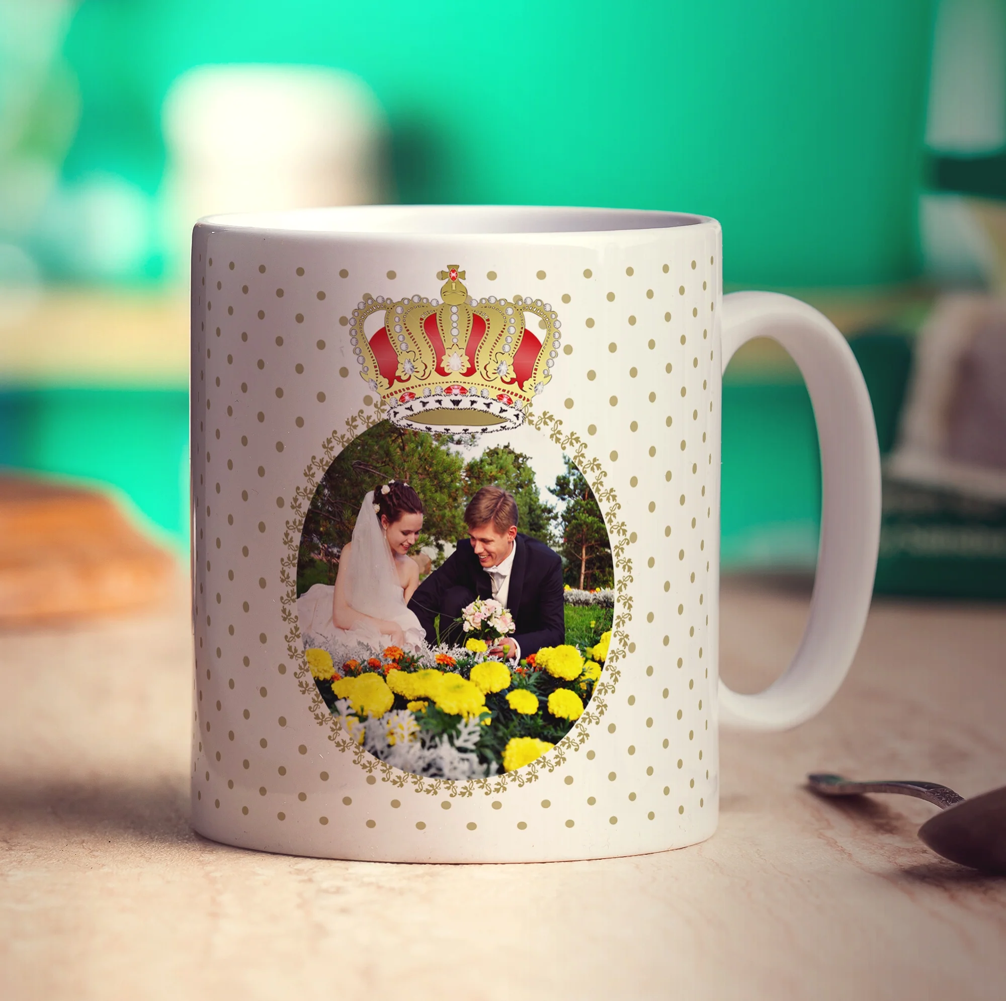 Royal Crown Mug with Photo - Image 2