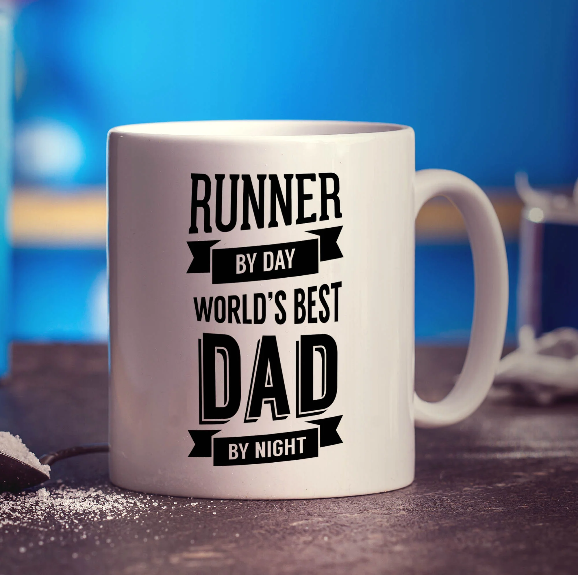 Runner By Day World's Best Dad By Night Mug - Image 3