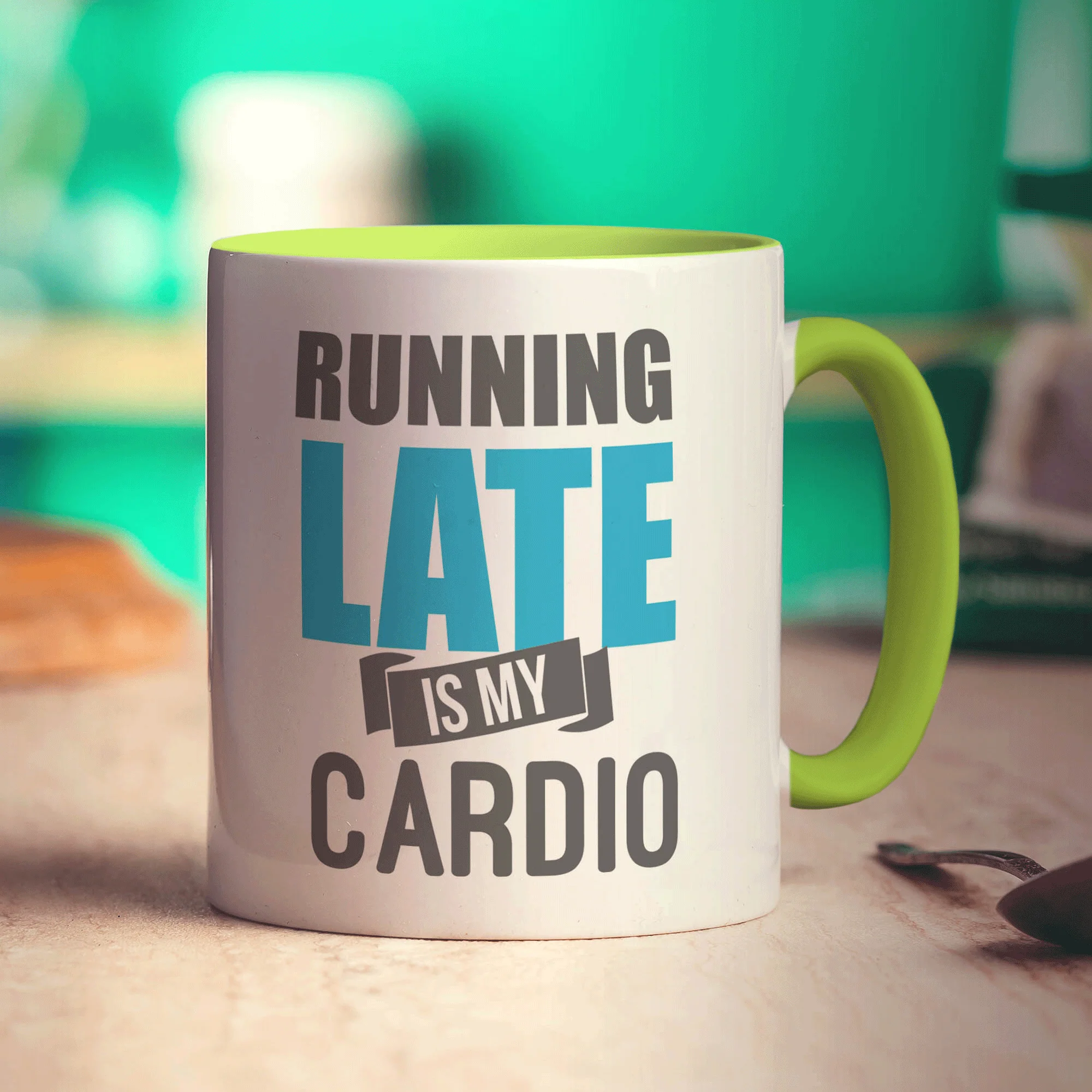 Running Late is My Cardio Mug - Image 7