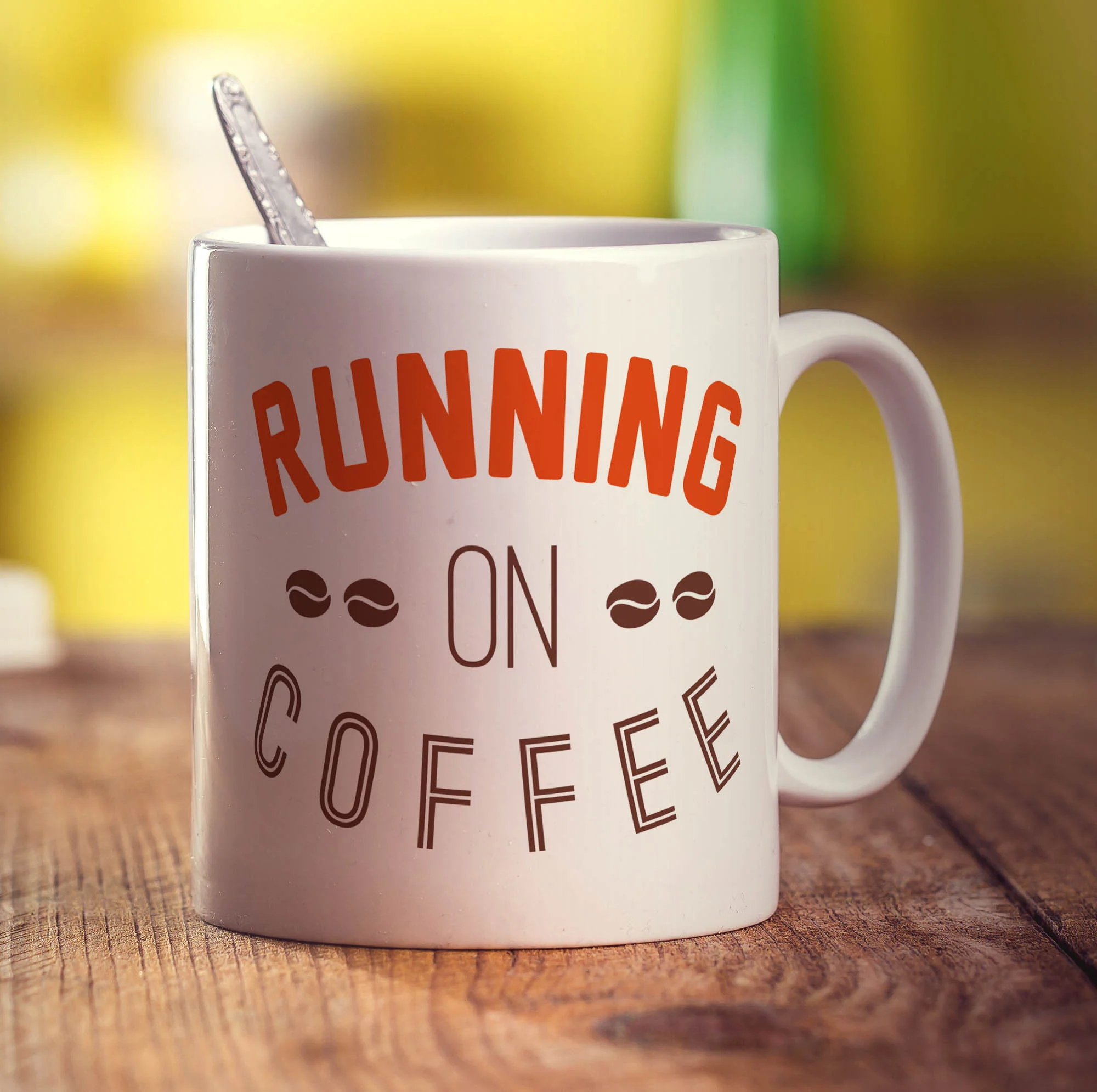 Running on Coffee Mug