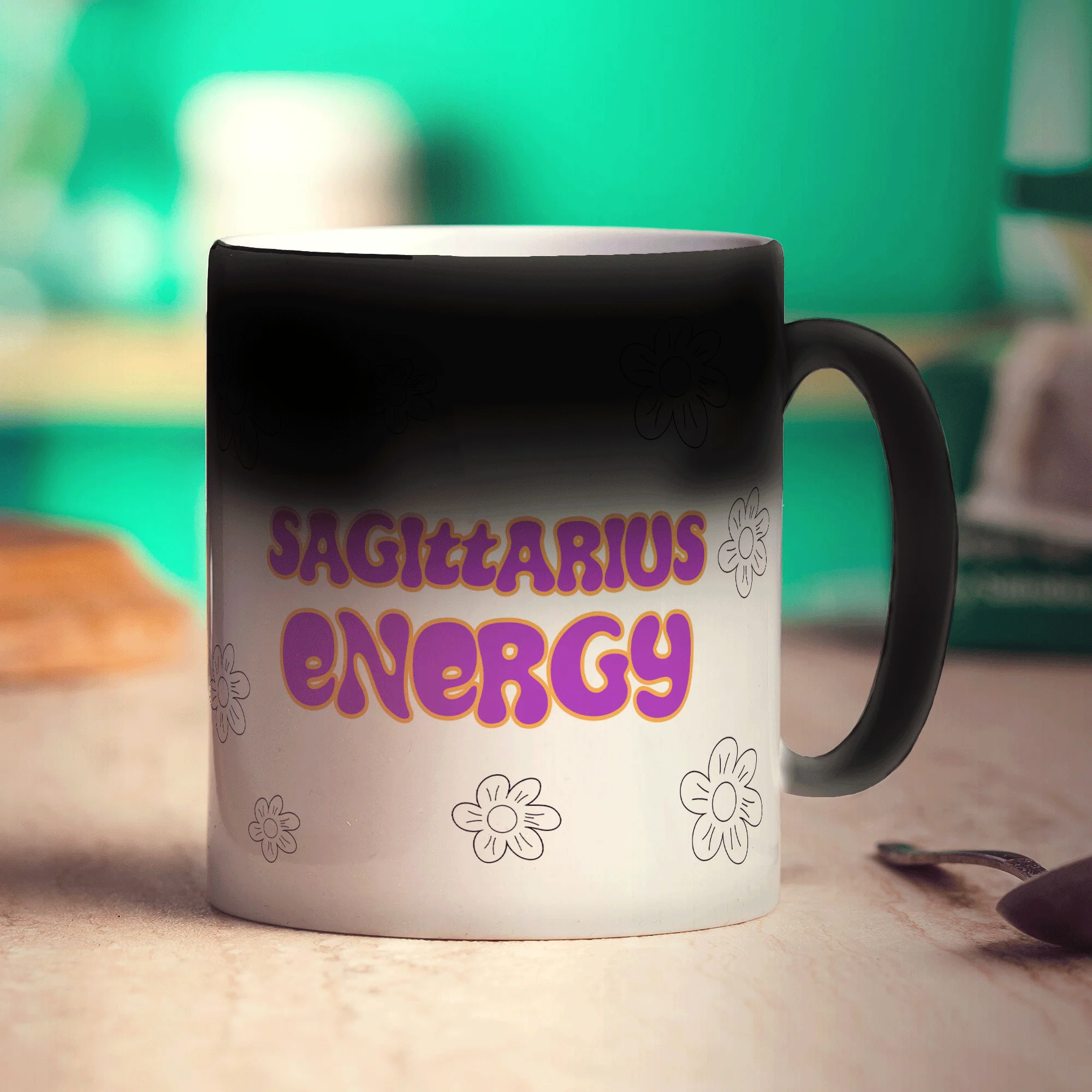 Sagittarius Energy Star Sign Mug - Image 6