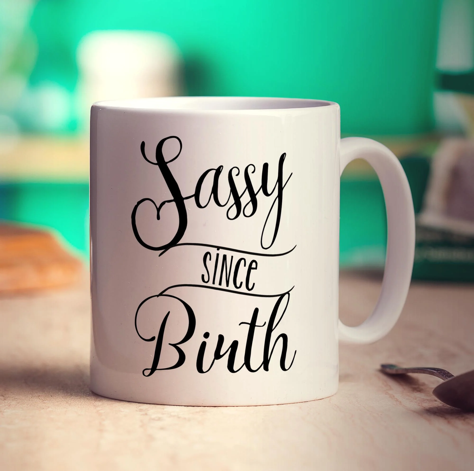Sassy Since Birth Mug - Image 3
