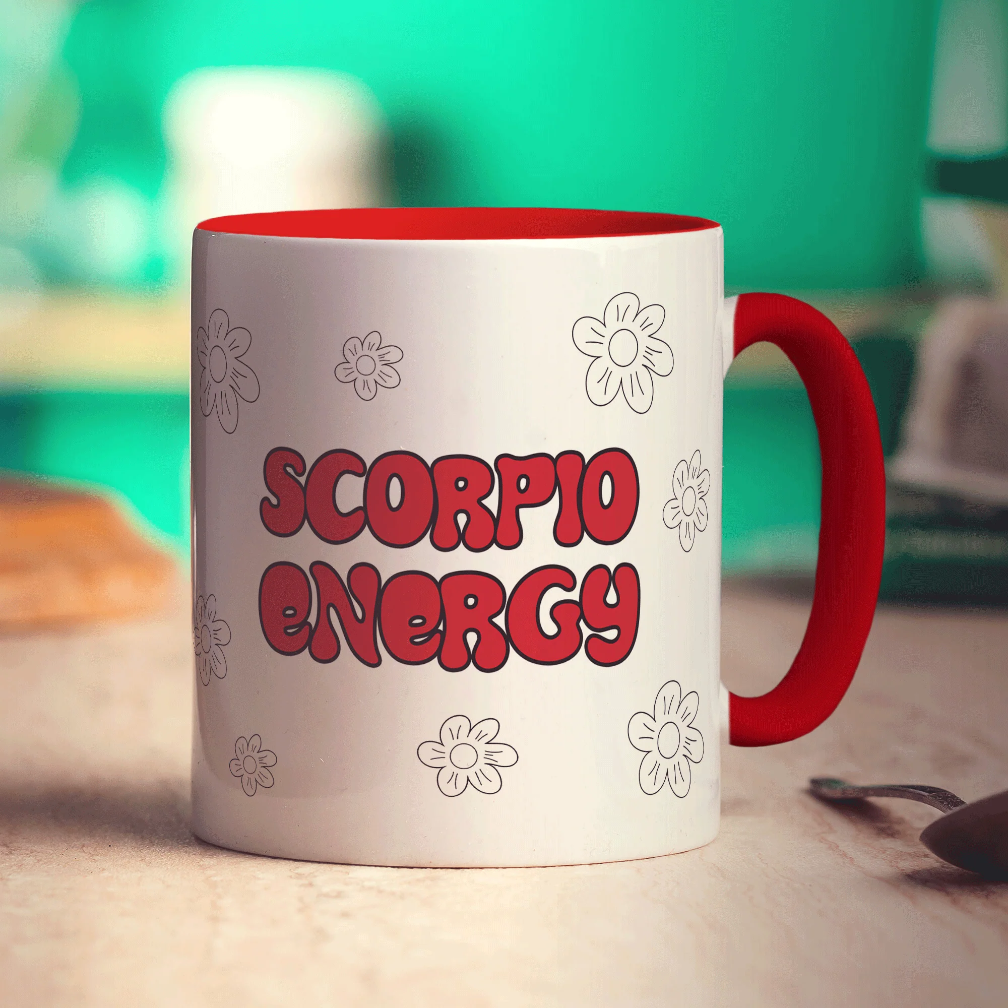 Scorpio Energy Star Sign Mug - Image 11