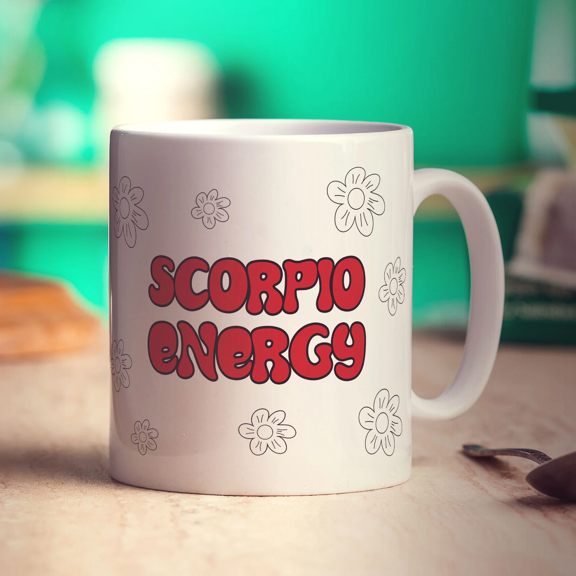 Scorpio Energy Star Sign Mug - Image 3