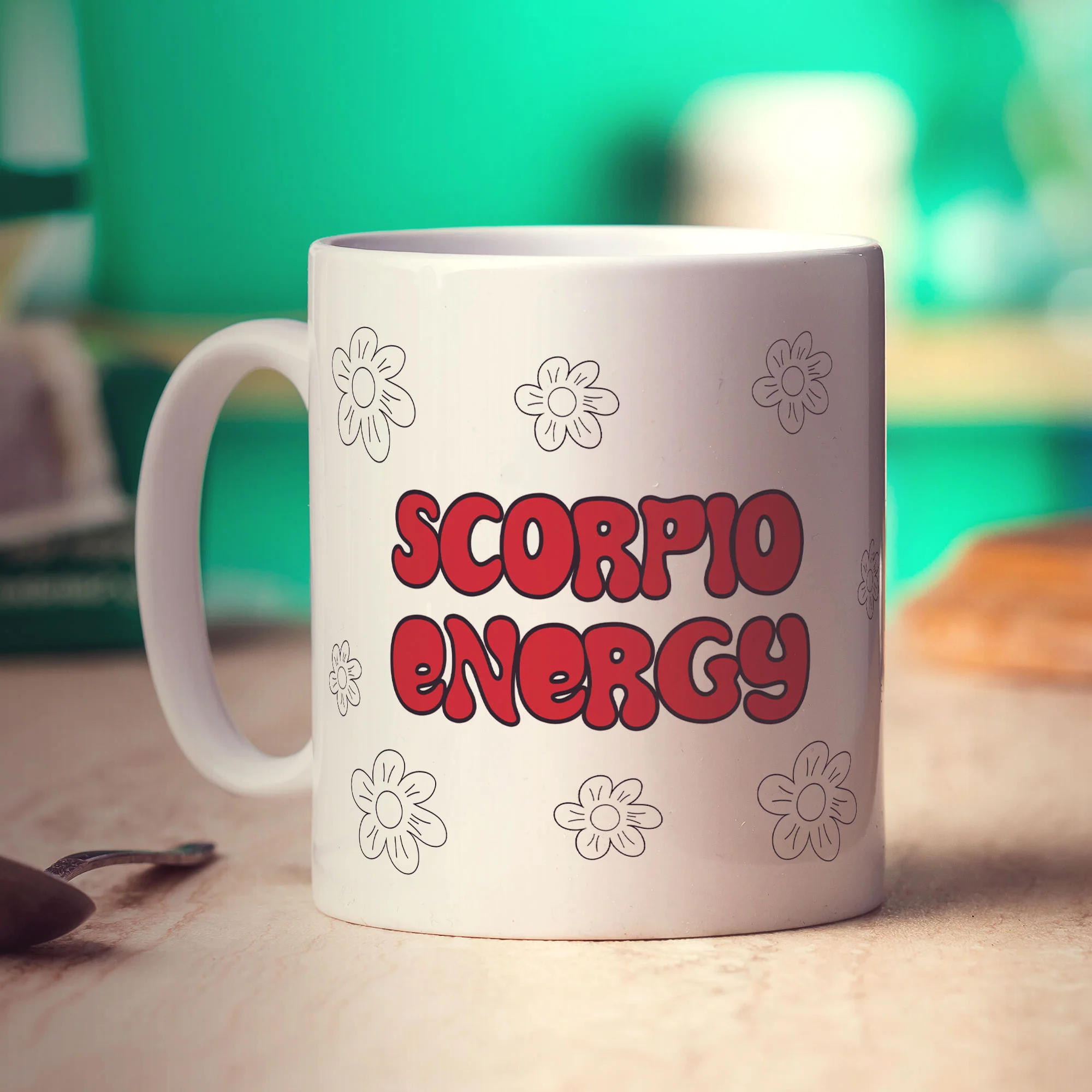 Scorpio Energy Star Sign Mug - Image 4