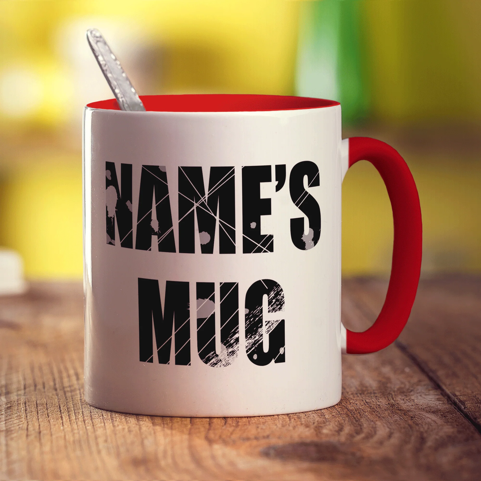 Scratched Text Name Mug - Image 13