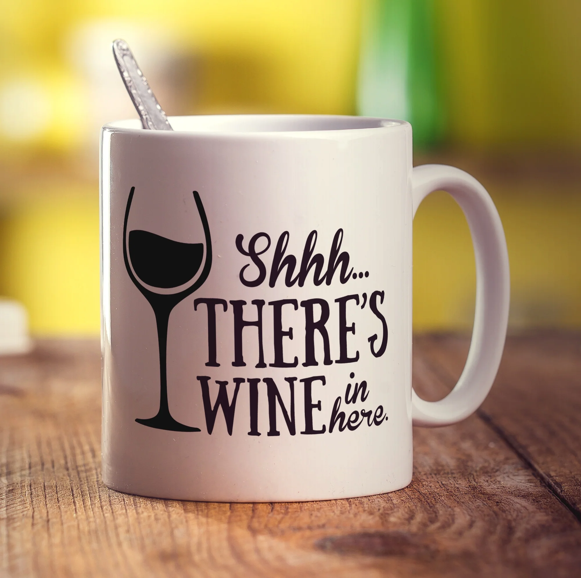 Shh There's Wine In Here Mug