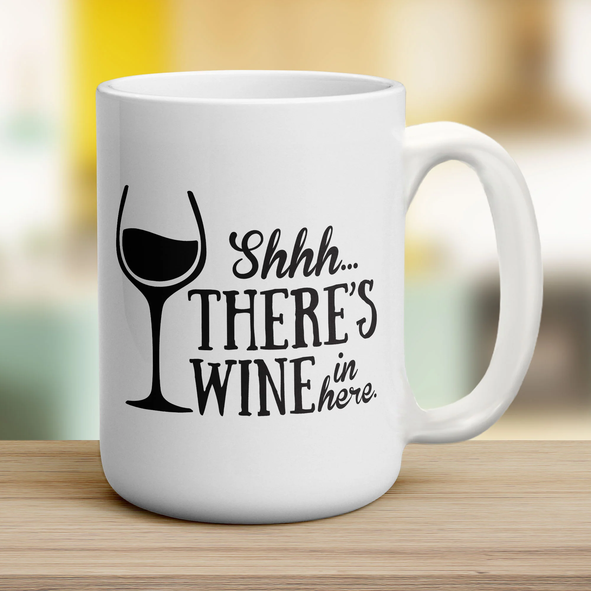 Shh There's Wine In Here Mug - Image 20