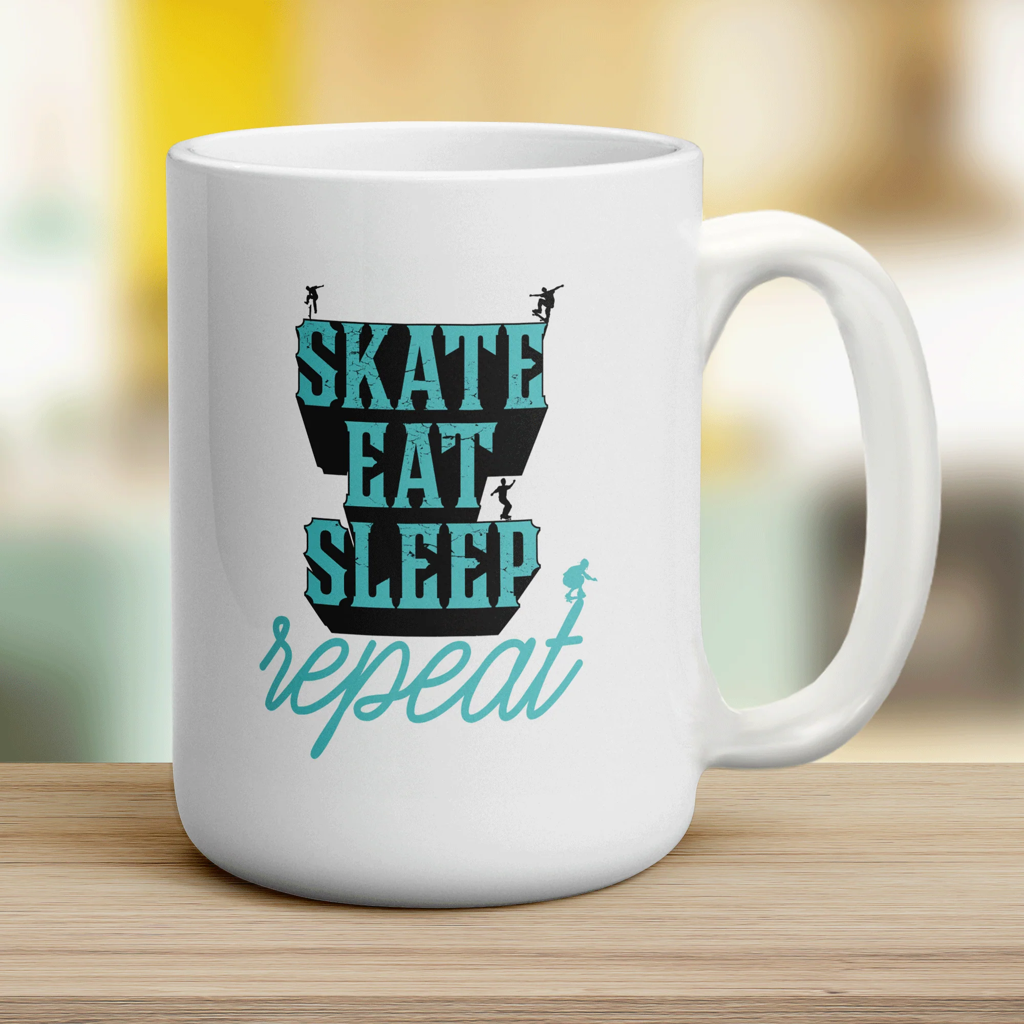 Skate, Eat, Sleep, Repeat Mug - Image 12