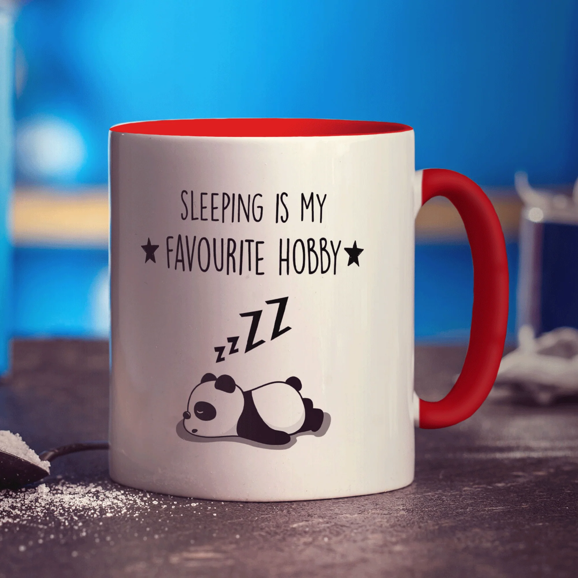 Sleeping is my Favourite Hobby Panda Mug - Image 11