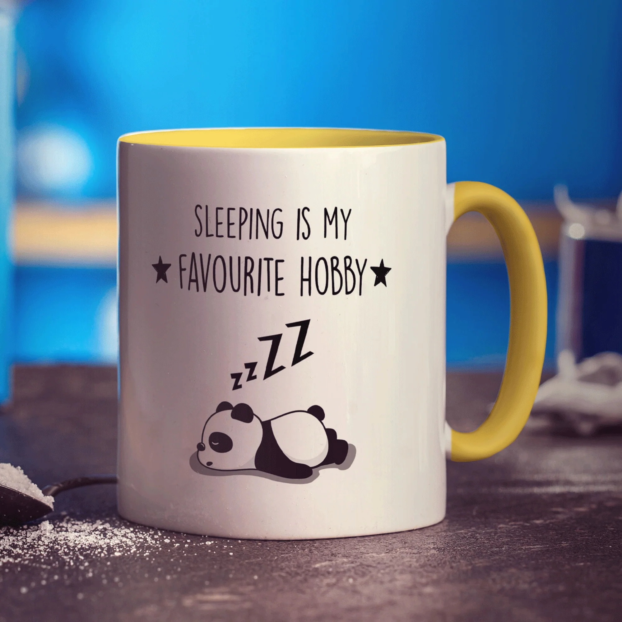 Sleeping is my Favourite Hobby Panda Mug - Image 5