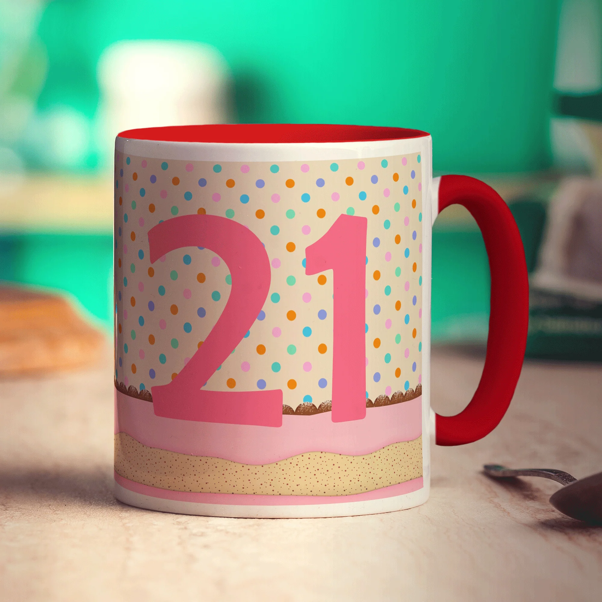 Slice Of Cake Photo Age Mug - Image 10