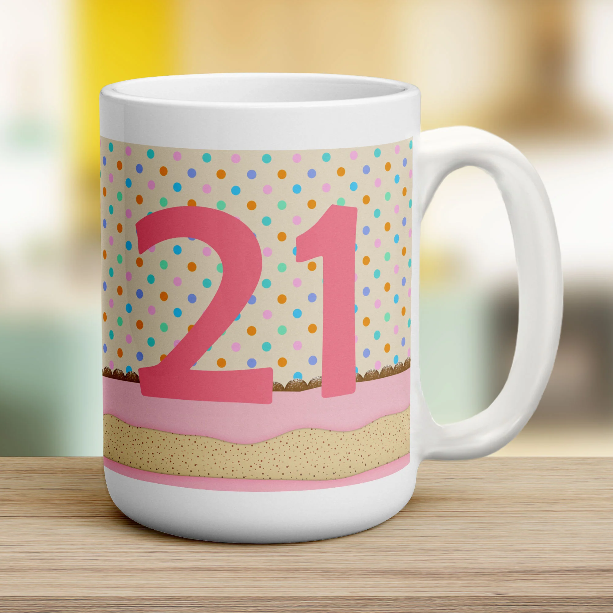 Slice Of Cake Photo Age Mug - Image 11