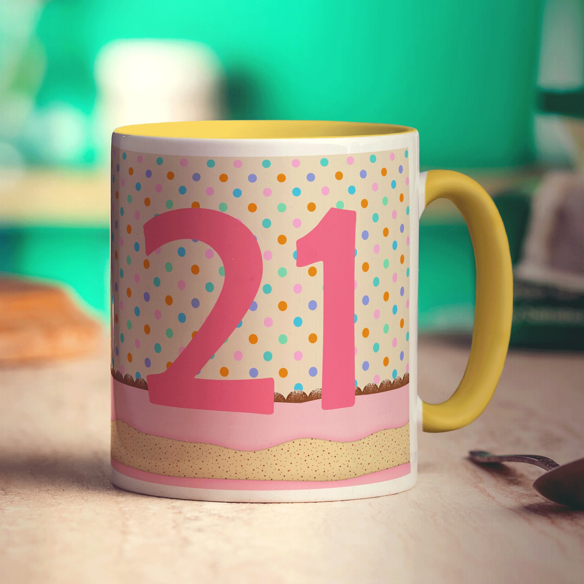 Slice Of Cake Photo Age Mug - Image 4