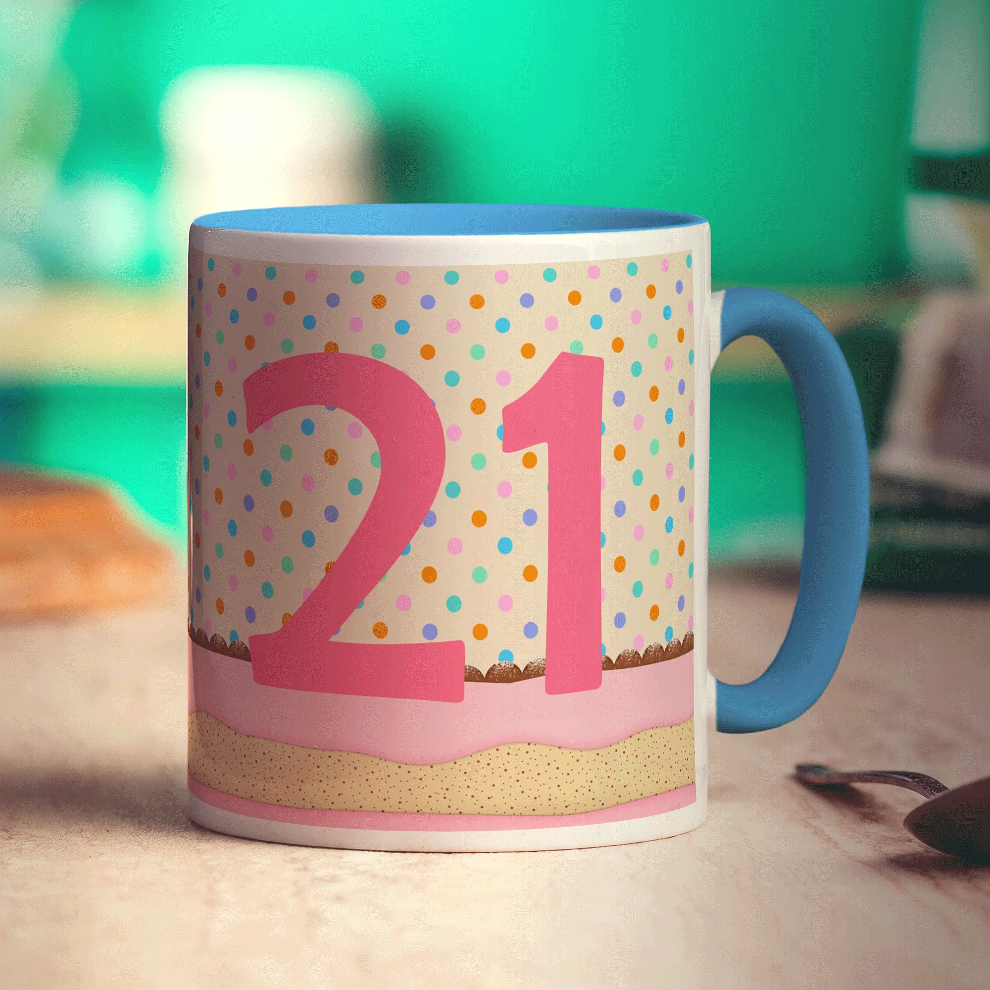 Slice Of Cake Photo Age Mug - Image 7