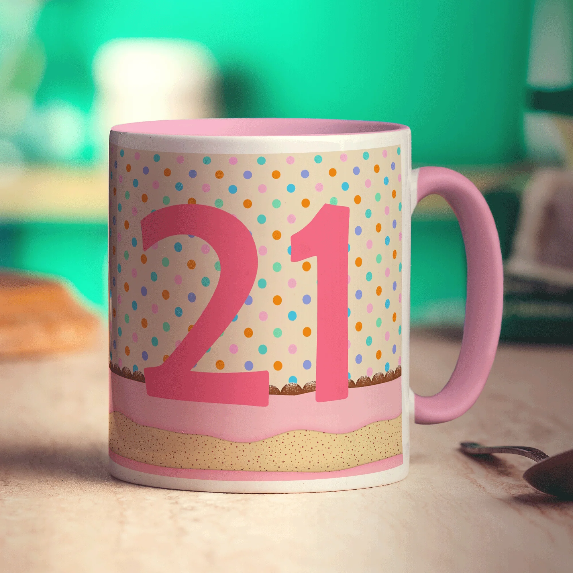 Slice Of Cake Photo Age Mug - Image 8