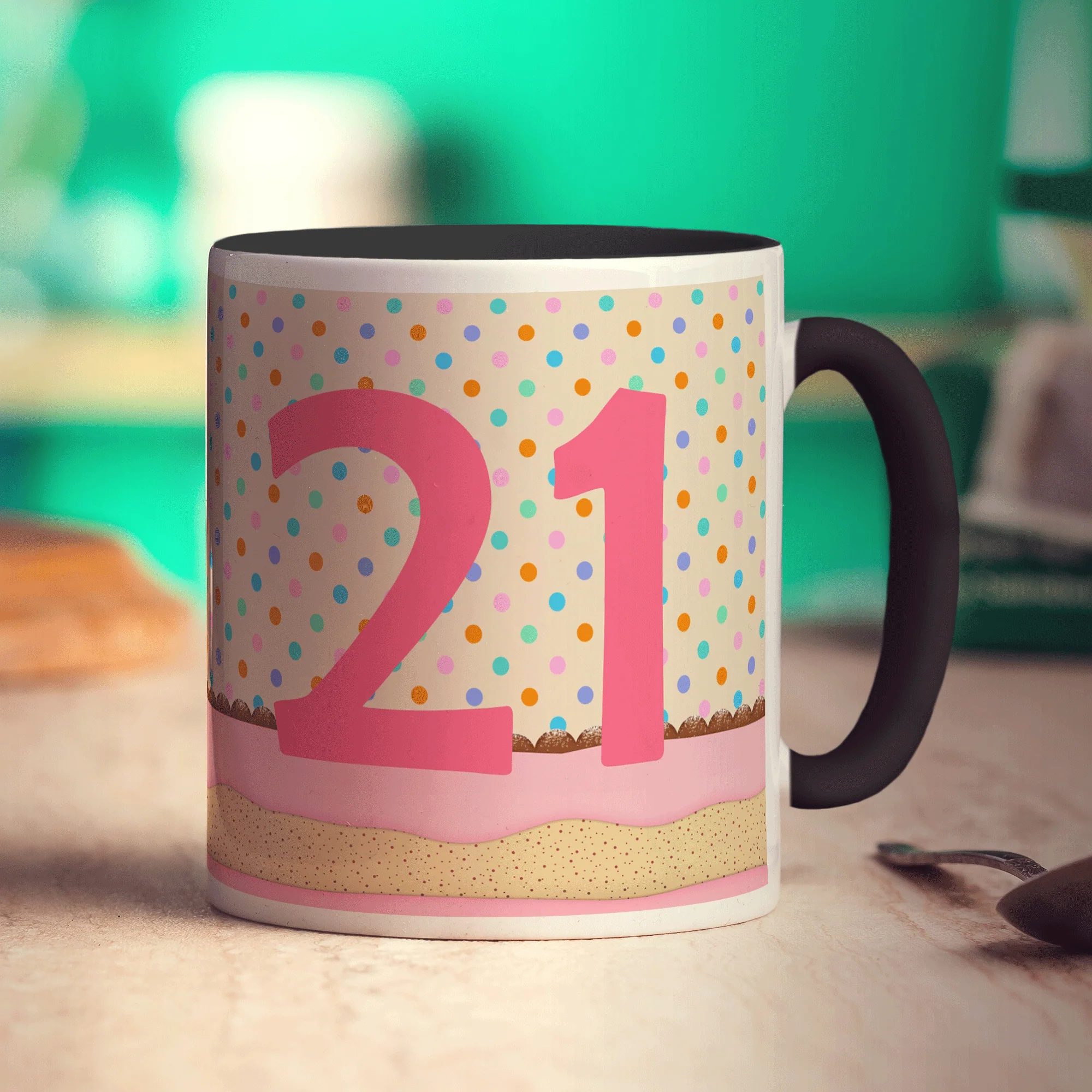 Slice Of Cake Photo Age Mug - Image 9
