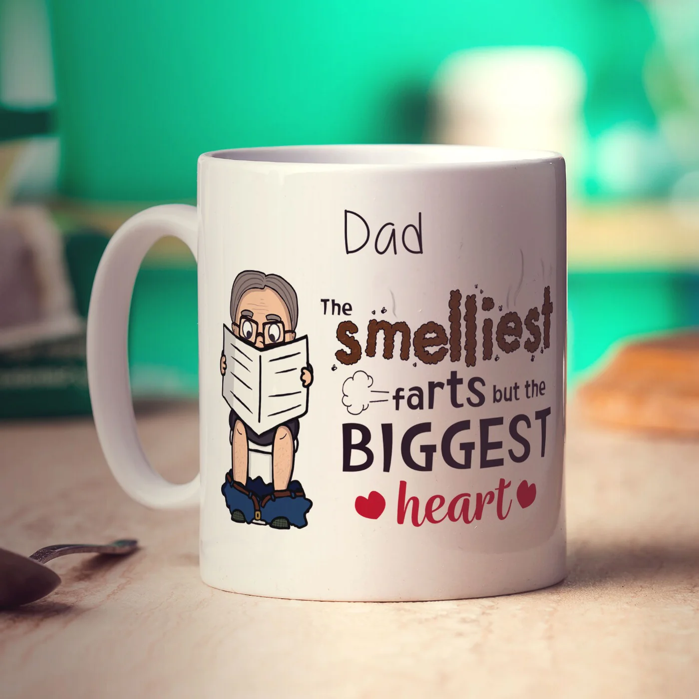 Smelliest Farts but the Biggest Heart Mug - Image 4