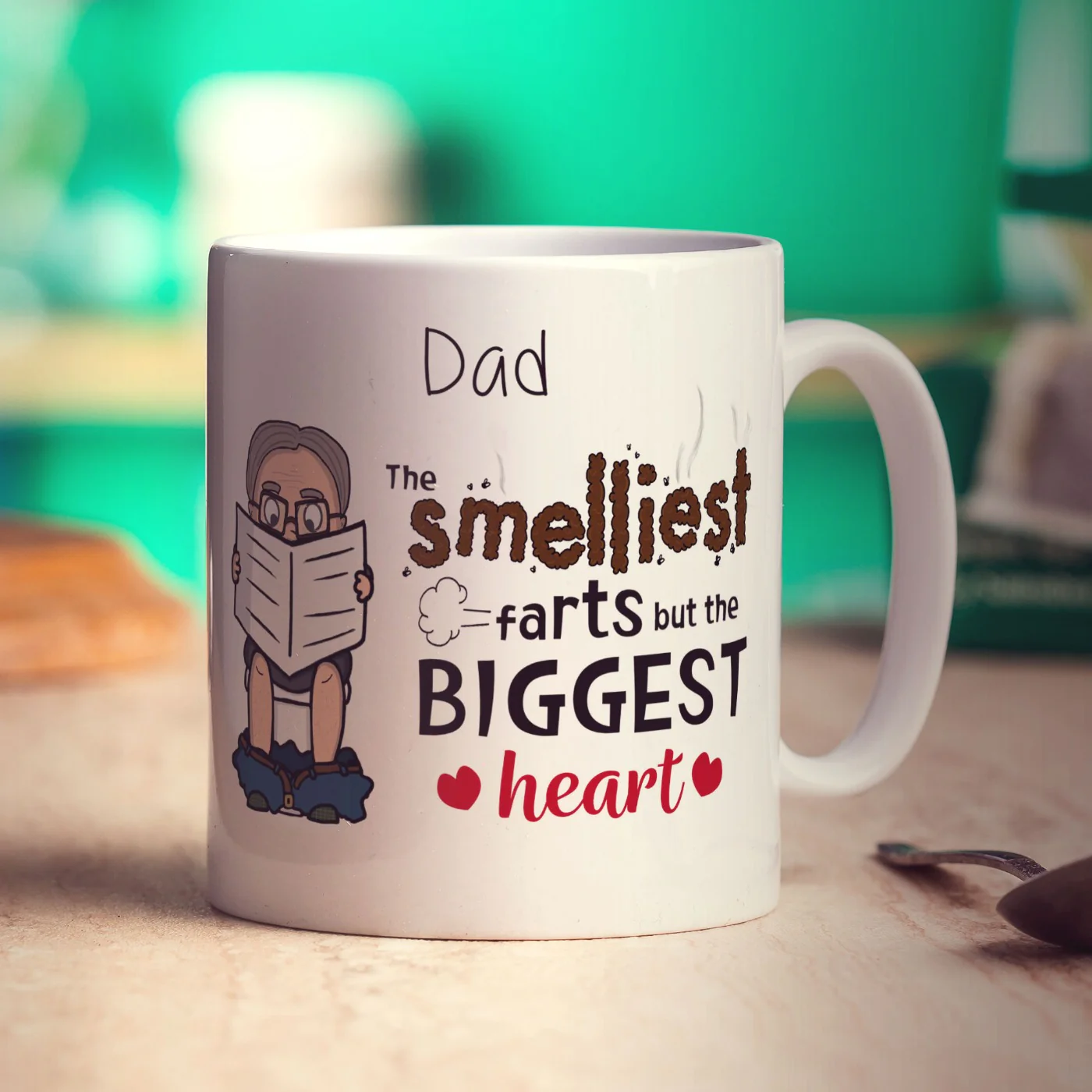 Smelliest Farts but the Biggest Heart Mug - Image 5