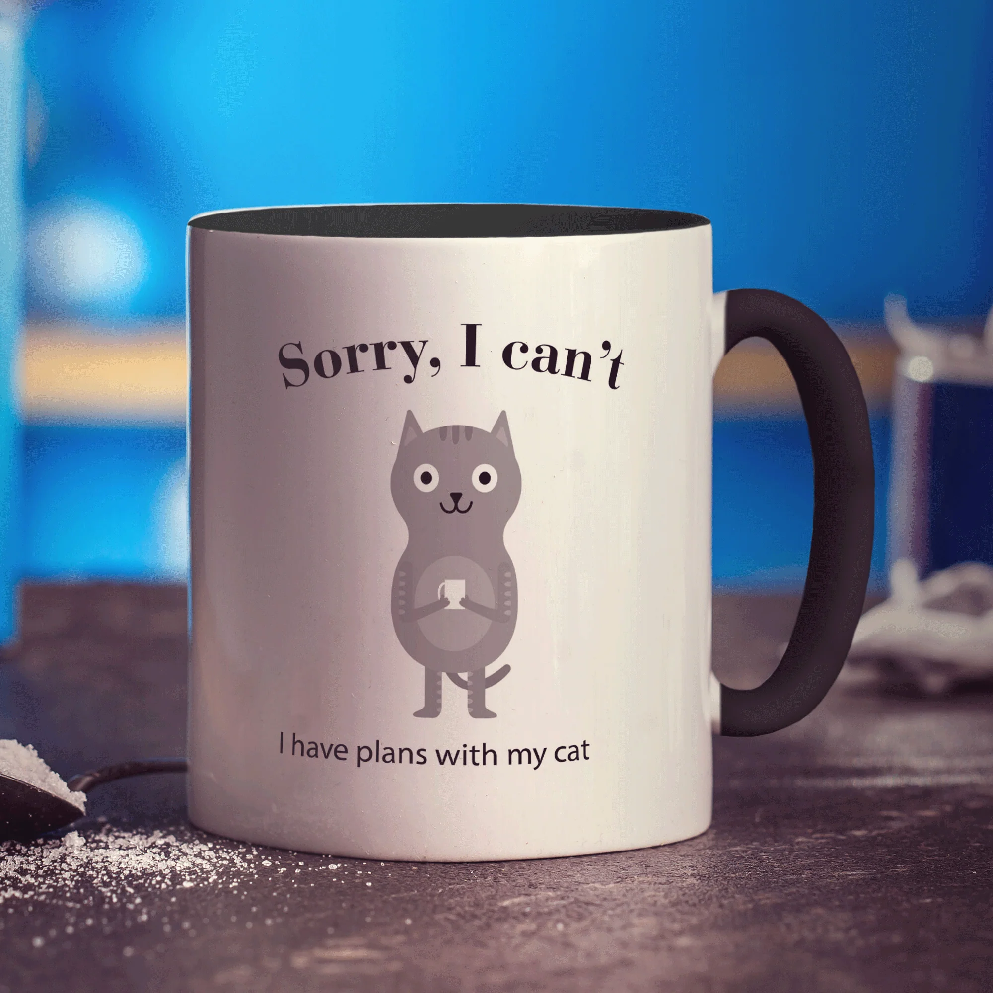 Sorry, I Can't I Have Plans With My Cat  Mug - Image 10