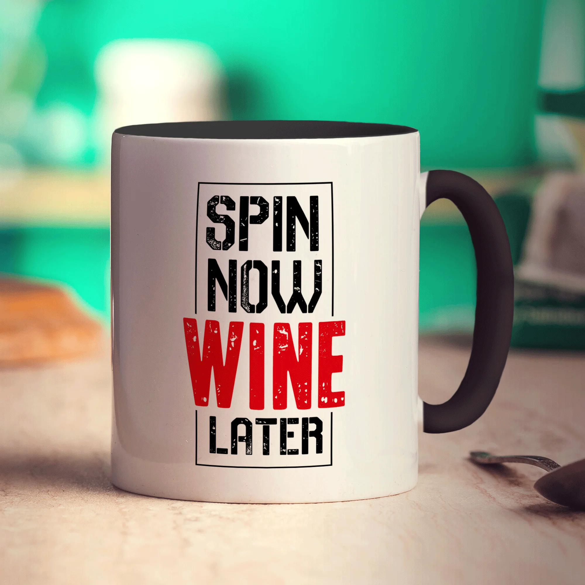 Spin Now Wine Later Mug - Image 10