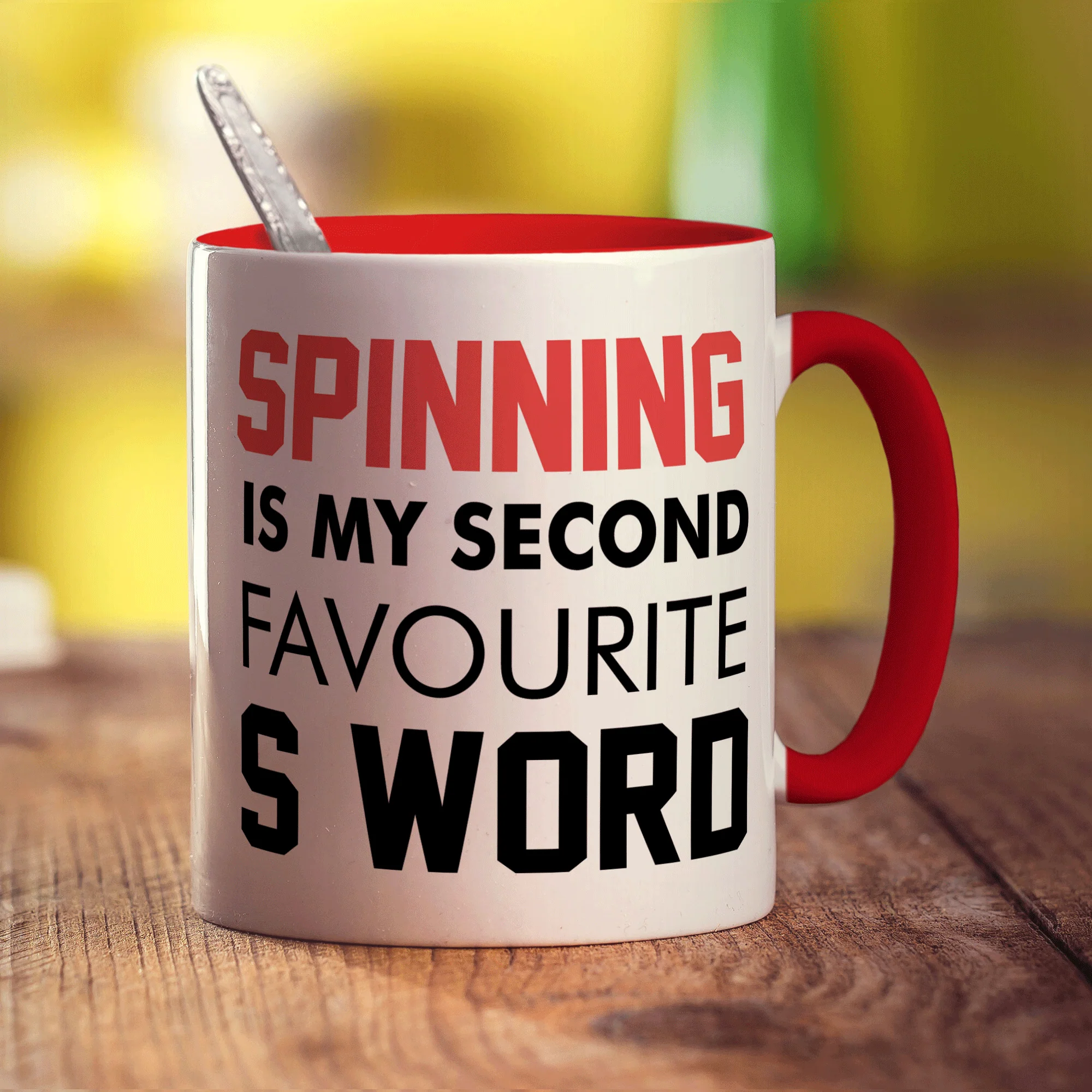 Spinning is My Second Favourite S Word Mug - Image 11