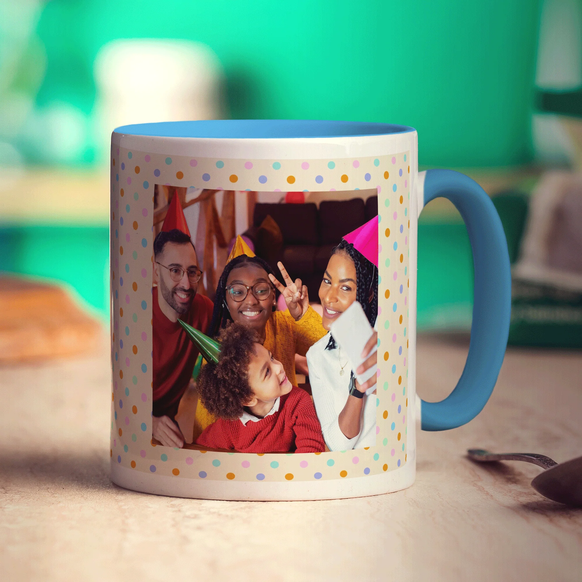 Spotty Double Sided Photo Mug - Image 10