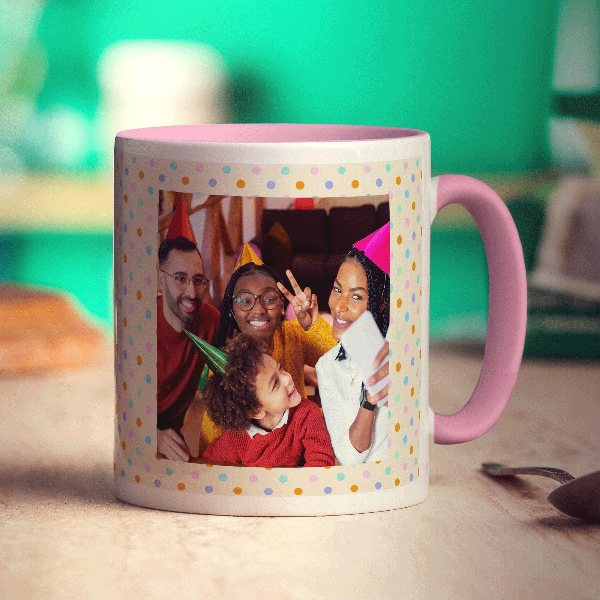 Spotty Double Sided Photo Mug - Image 11